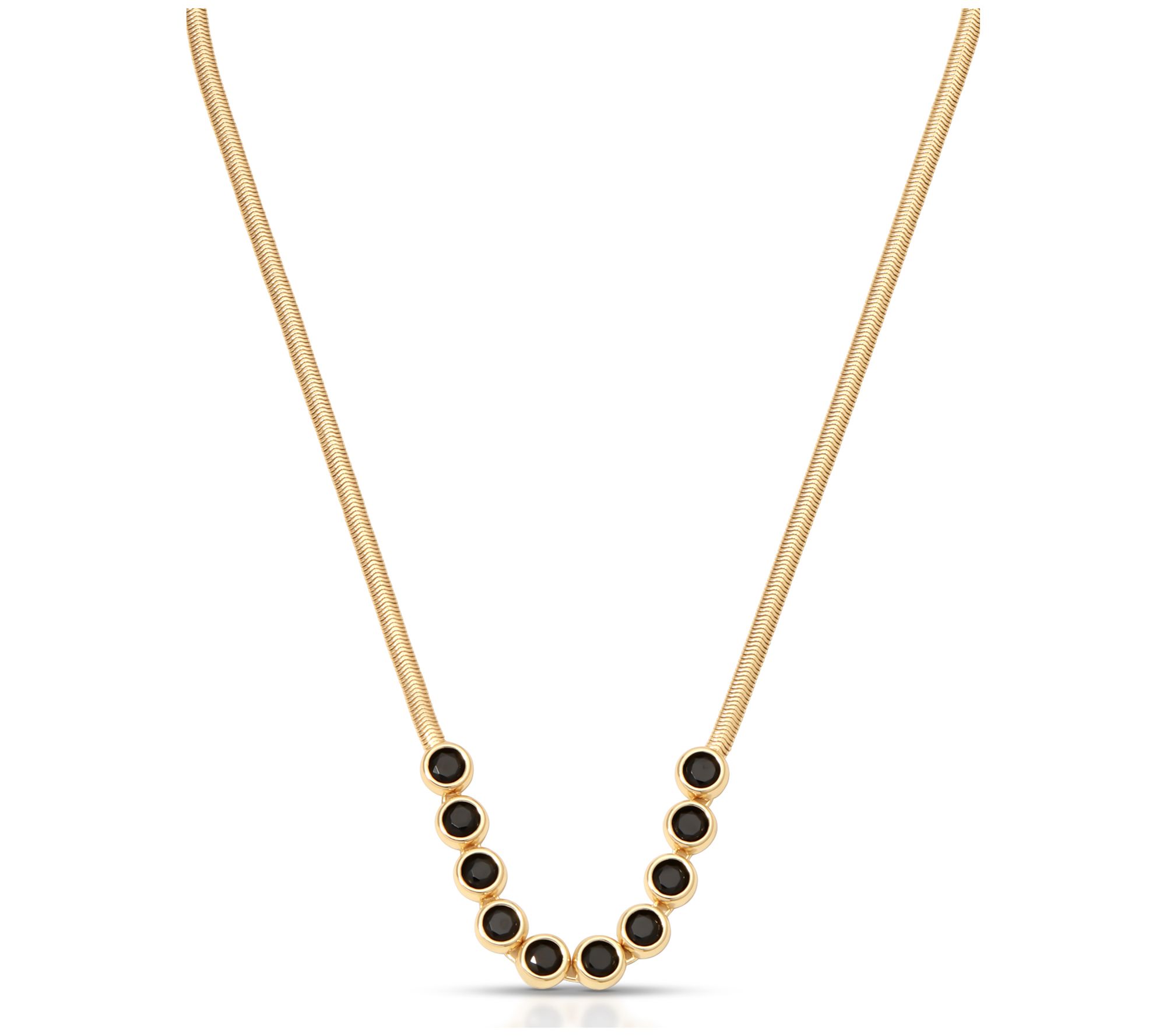 Ettika Orbit Black Choker Necklace