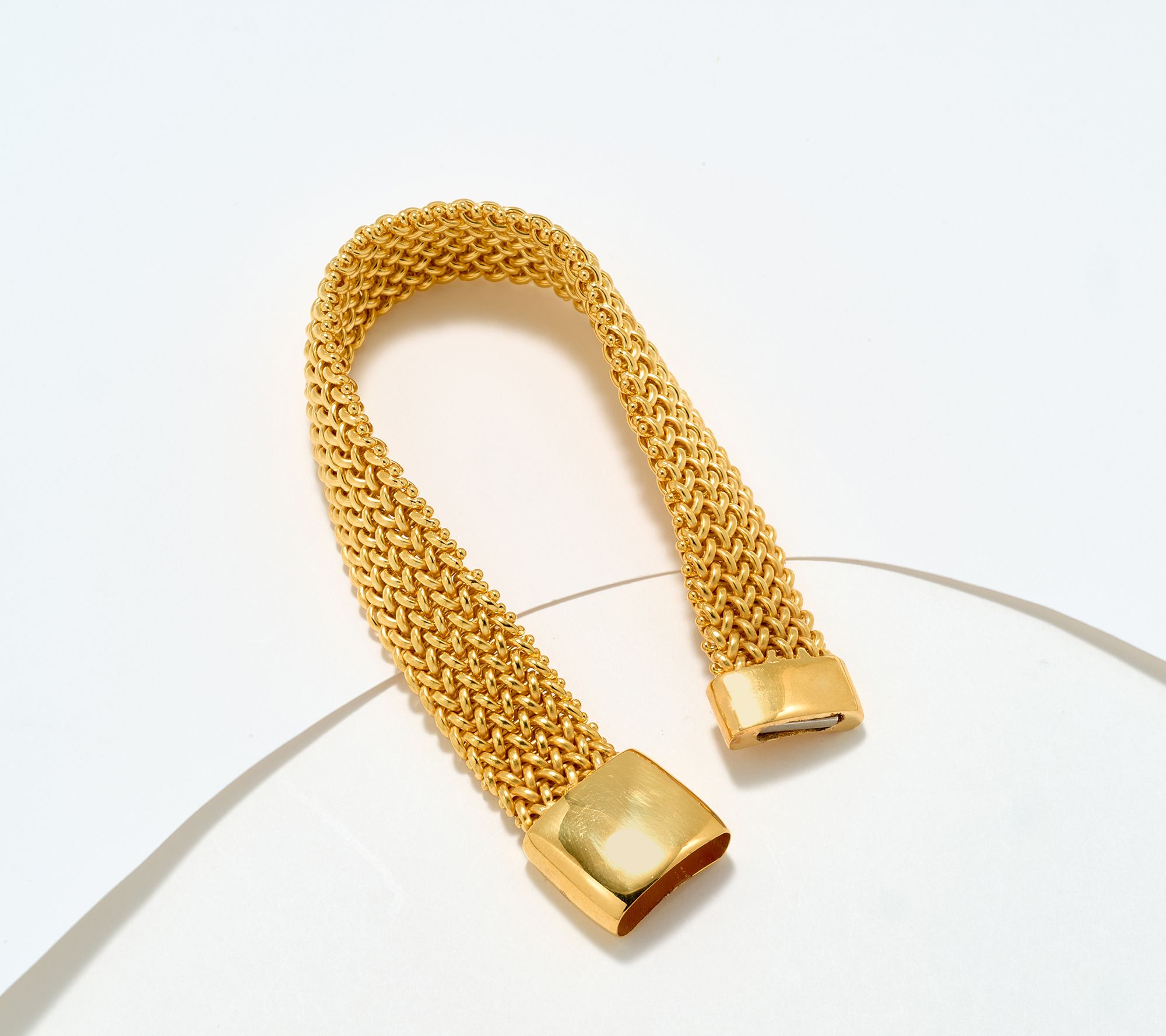 "As Is" David Markstein Bronze Italian Tessuto Bracelet