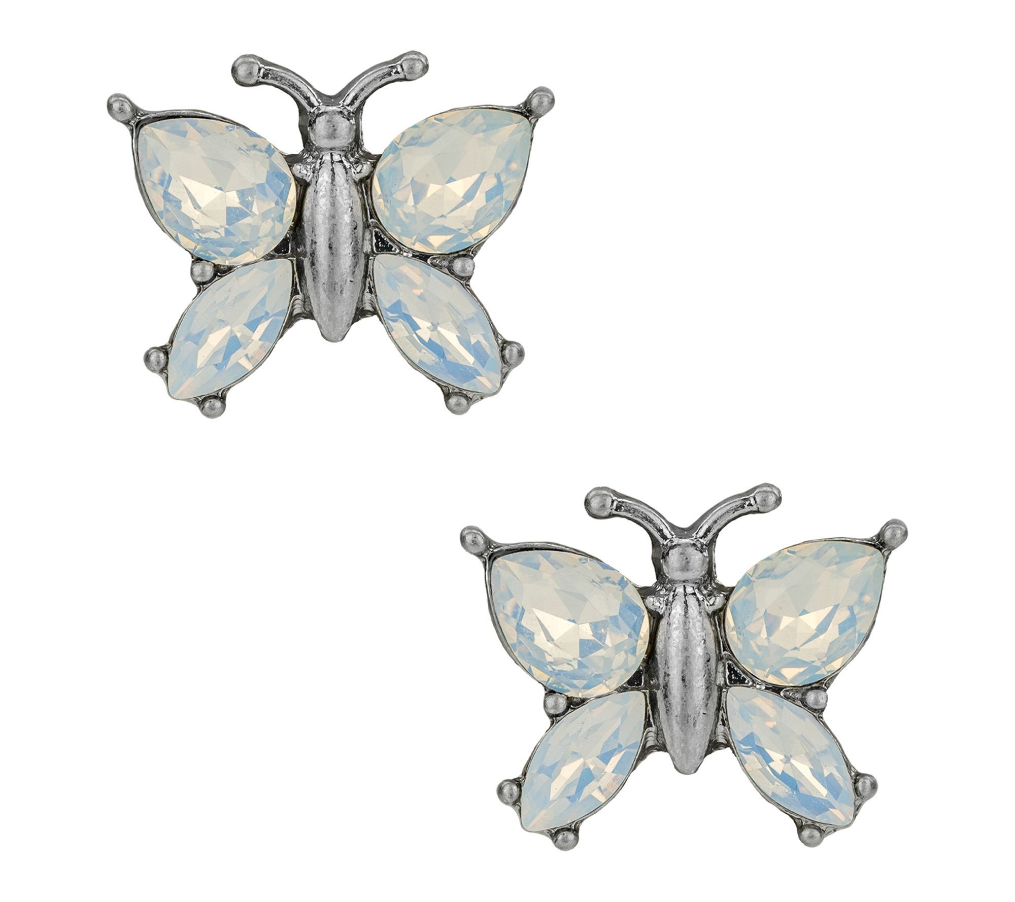 Patricia Nash Blue Butterfly Collection Stud Earrings