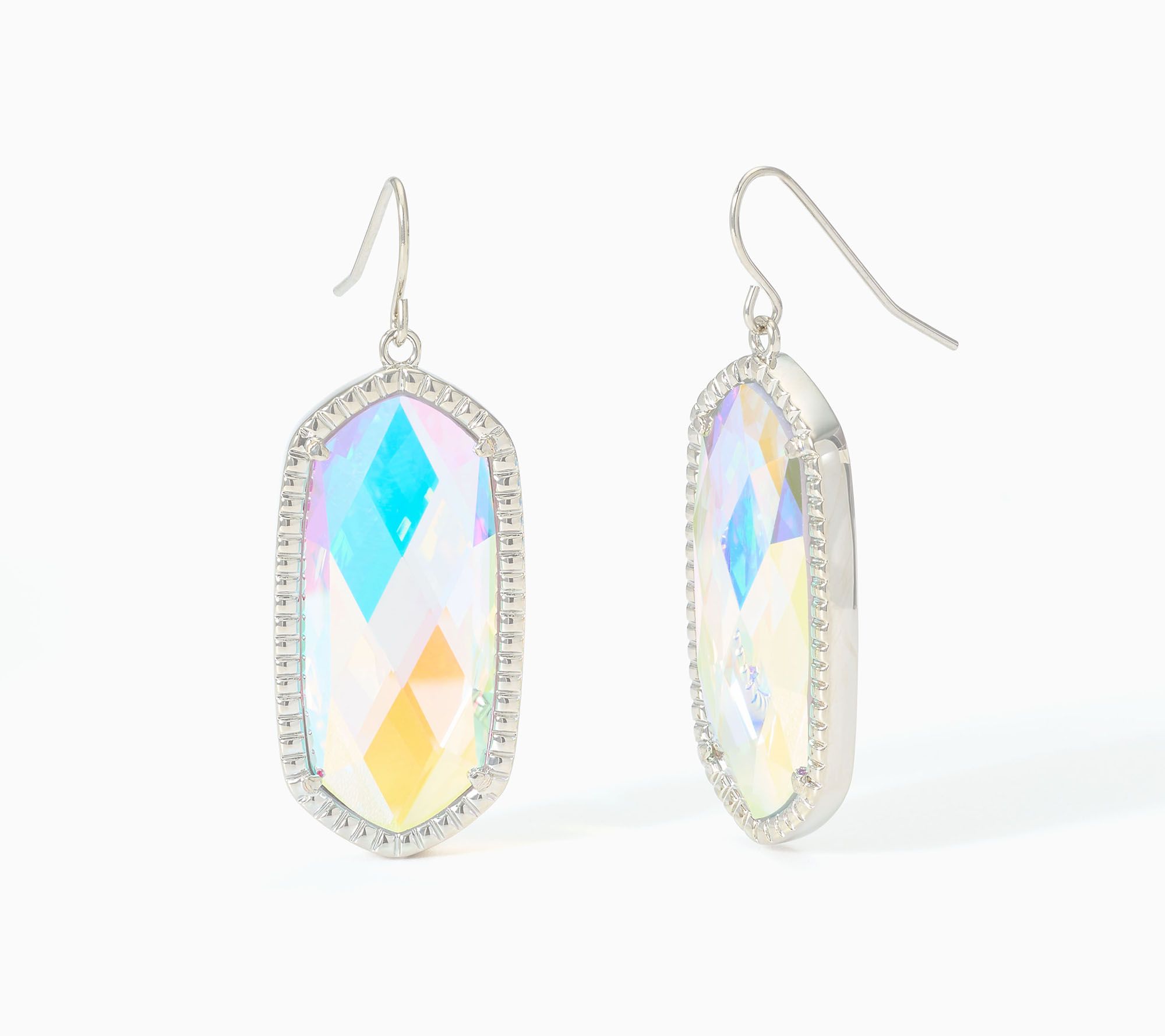 Kim Gravel Crystal AB Holographic Earrings