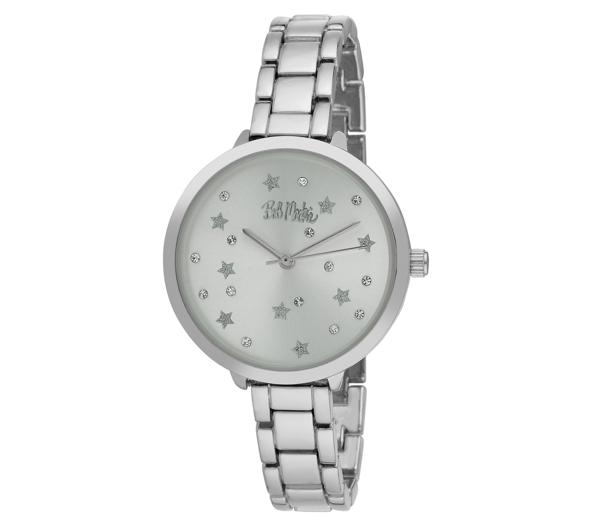 Bob Mackie Women's Crystal Star Design Dial Watch