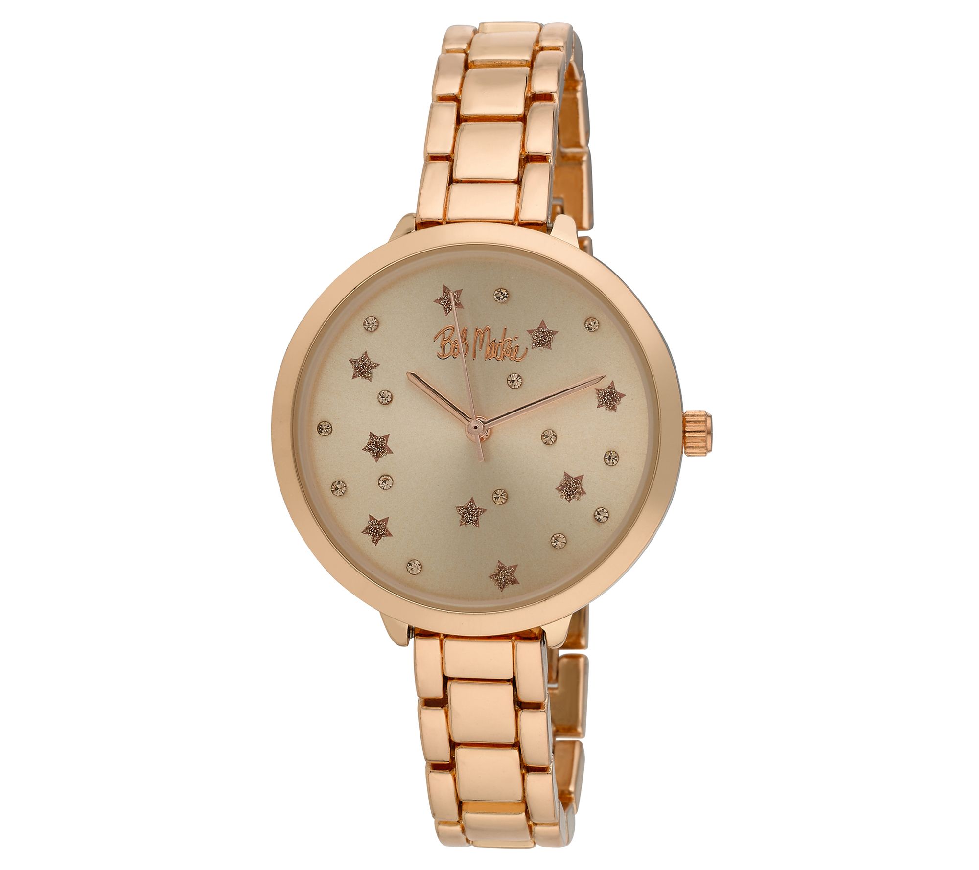 Bob Mackie Women's Crystal Star Design Dial Watch