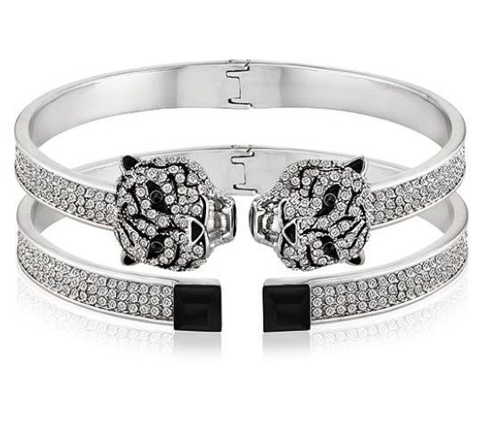 Zaxie x Stefanie Taylor Fierce Tiger Hinged Double Cuff