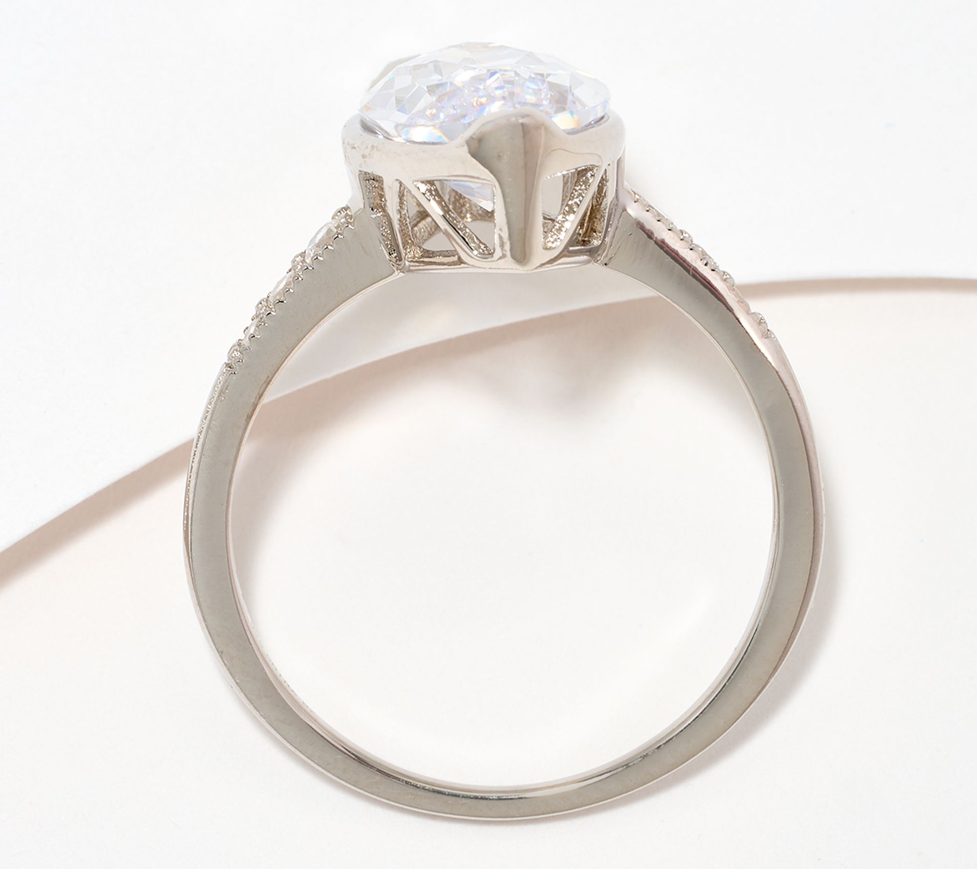 Diamonique Classics Marquise Ring, Sterling Silver - QVC.com Diamonique Classics Marquise Ring, Sterling Silver - QVC.com