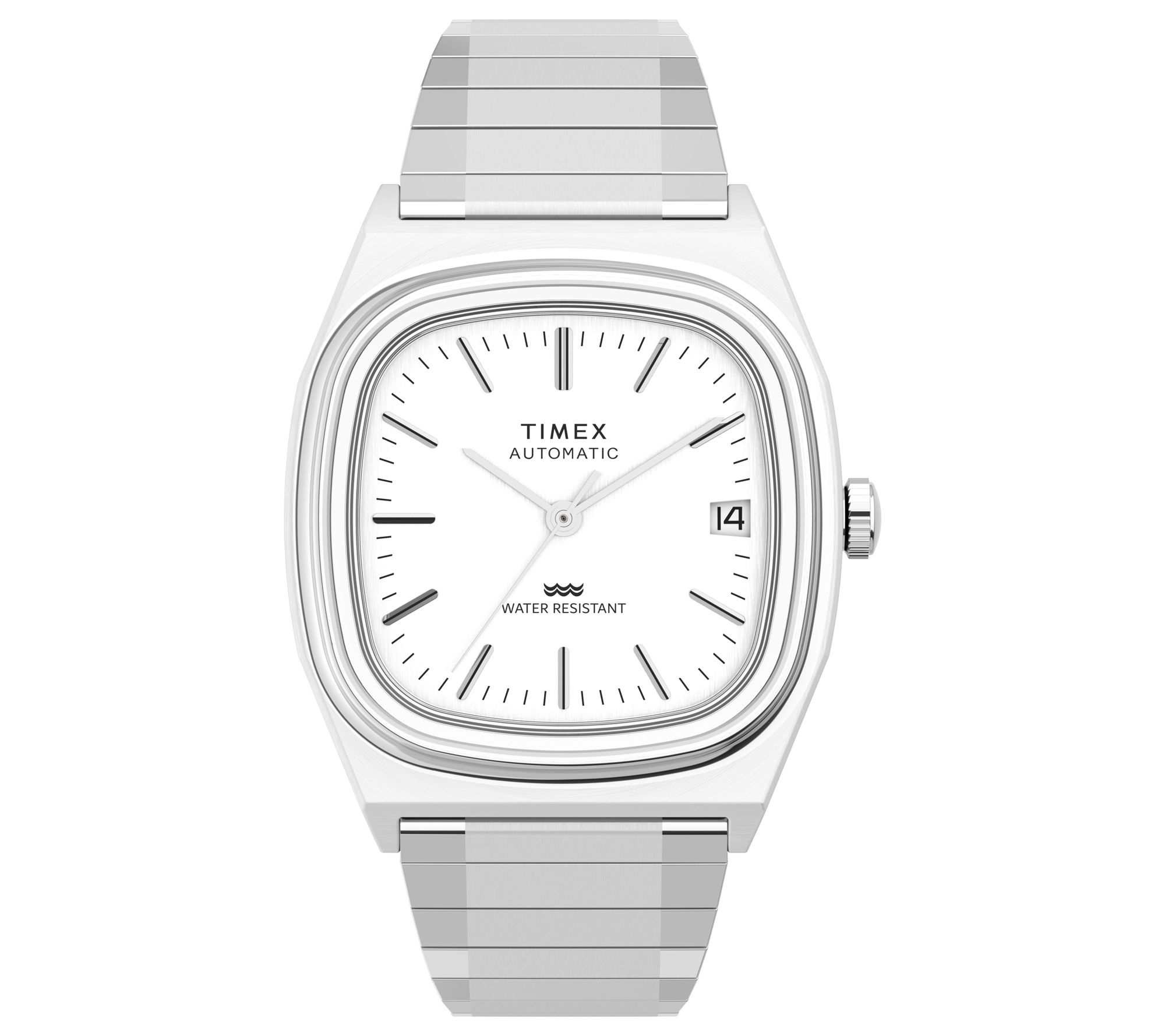 Timex x Kevin O'Leary 1983 Silver Stainless Strap Automatic Watch