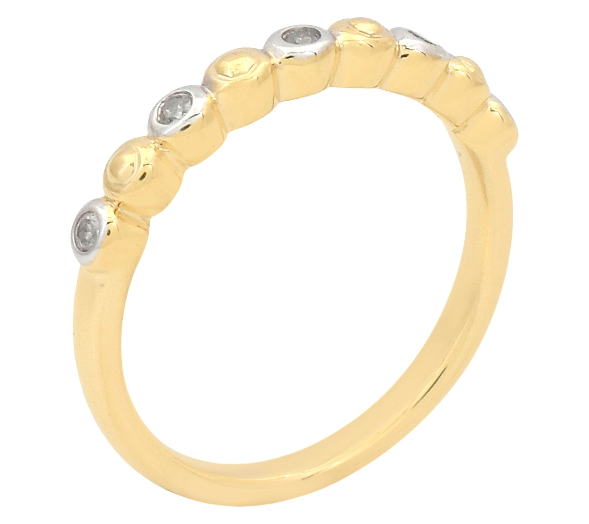 Affinity Diamonds 5-Stone Accent Ring, 14K GoldPlated