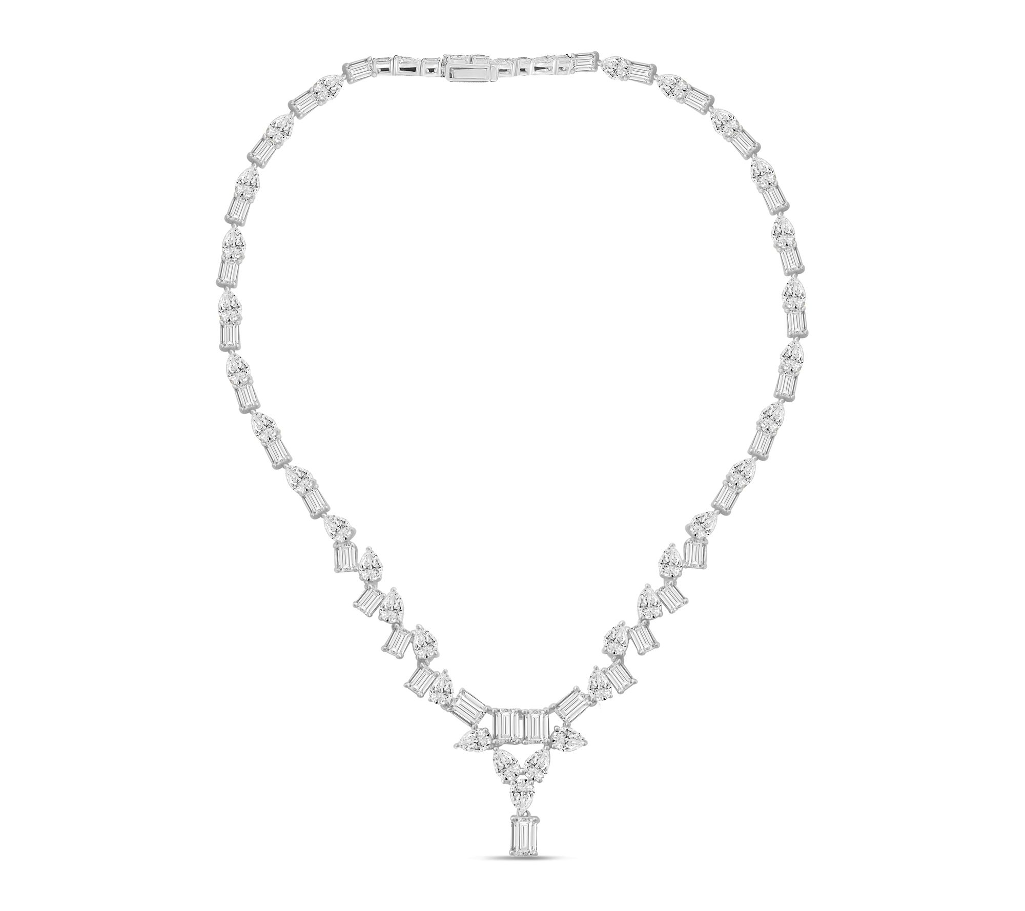 Fire Light 15.00 cttw Lab Grown Diamond Necklace, 14K Gold