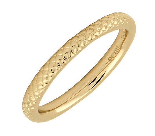 Simply Stacks Sterling 18K Yellow Gold-Plated 2.25mm Ring