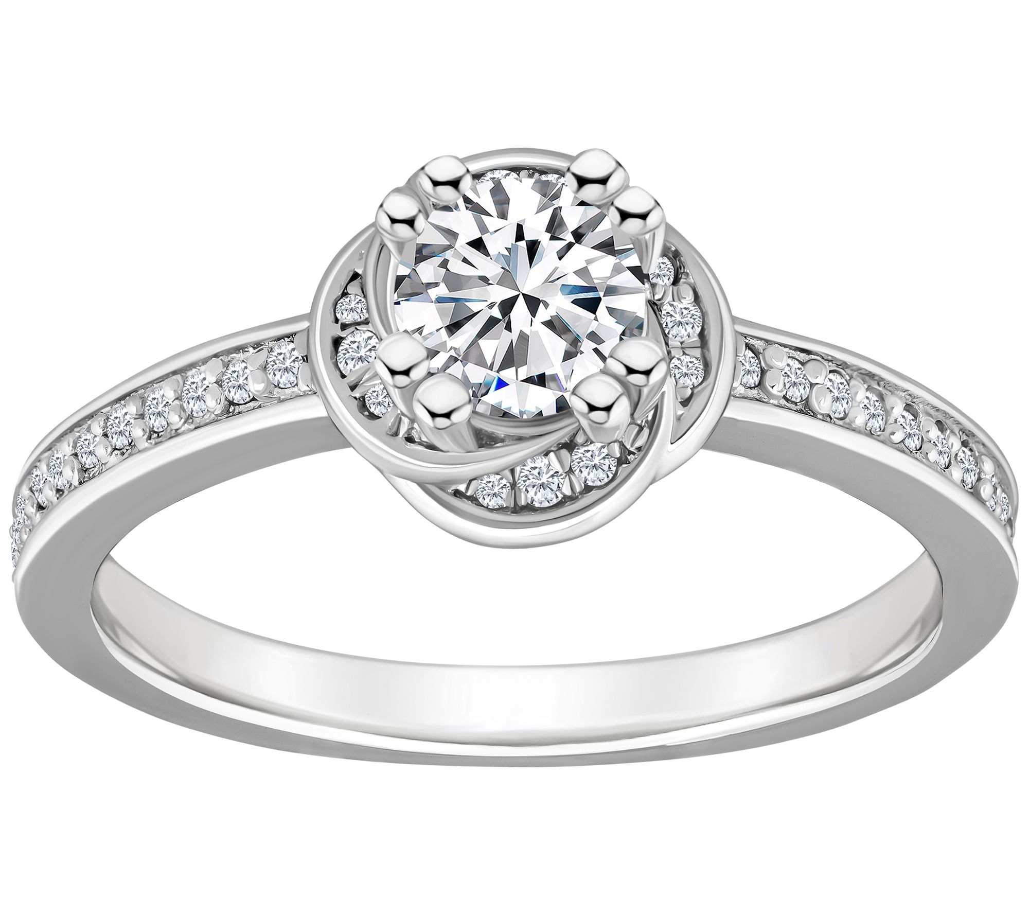 Affinity 0.70 cttw Diamond Halo Engagement Ring14K Gold