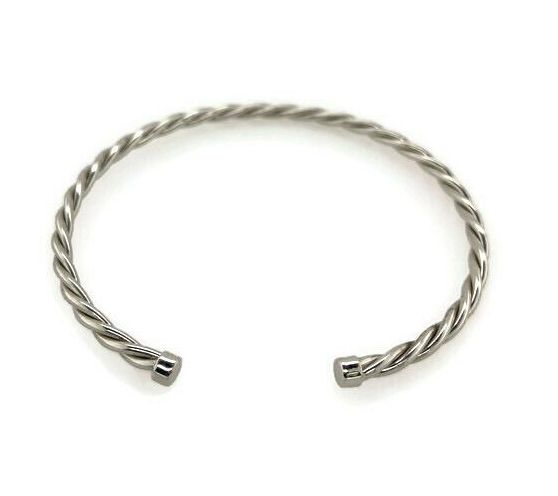 Alkeme Sterling Silver Twisted Cuff