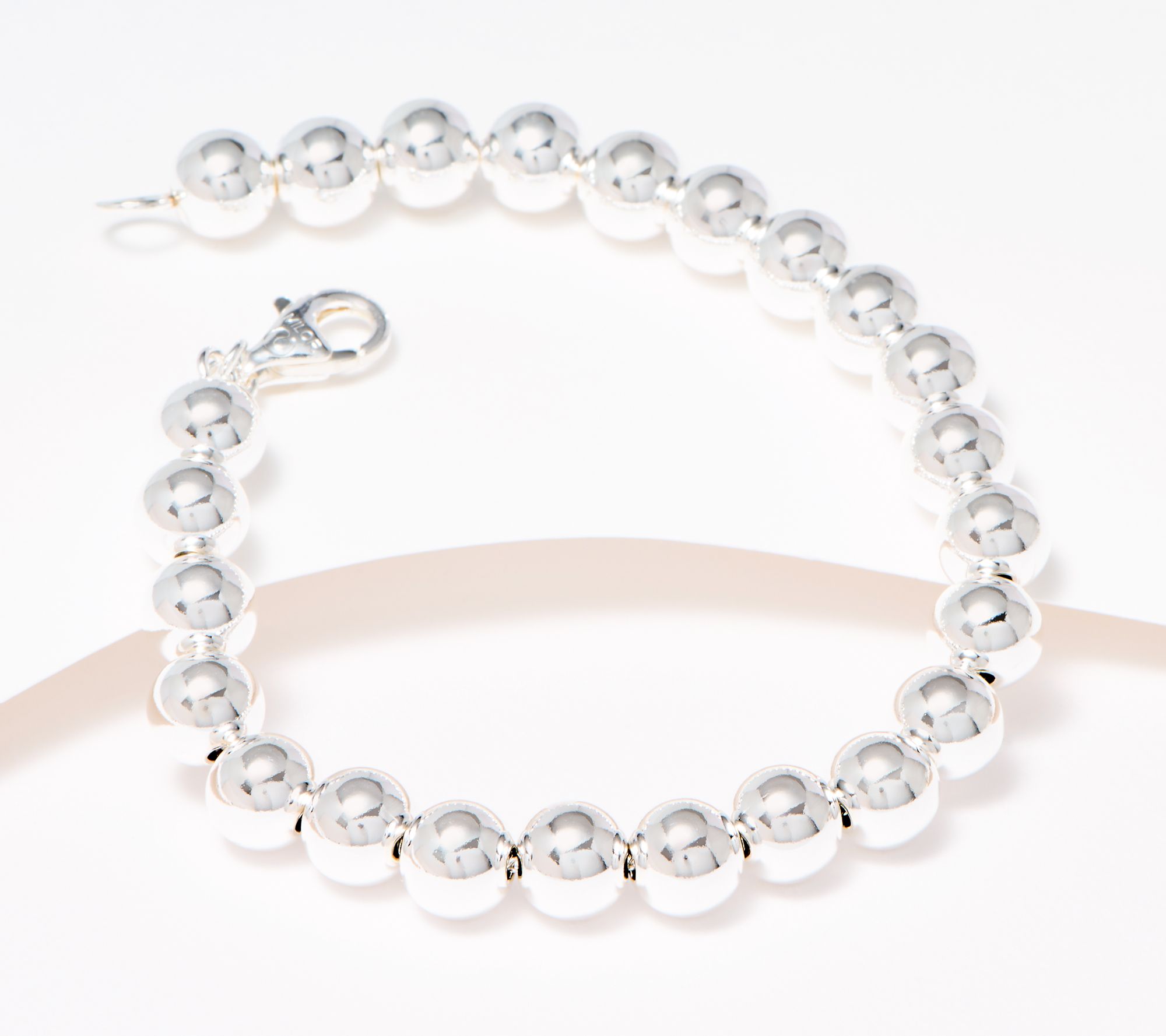 Sterling Silver Beads Bracelet