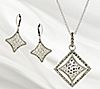 Suspicion Sterling Marcasite Textured Leverback Earrings, 2 of 4