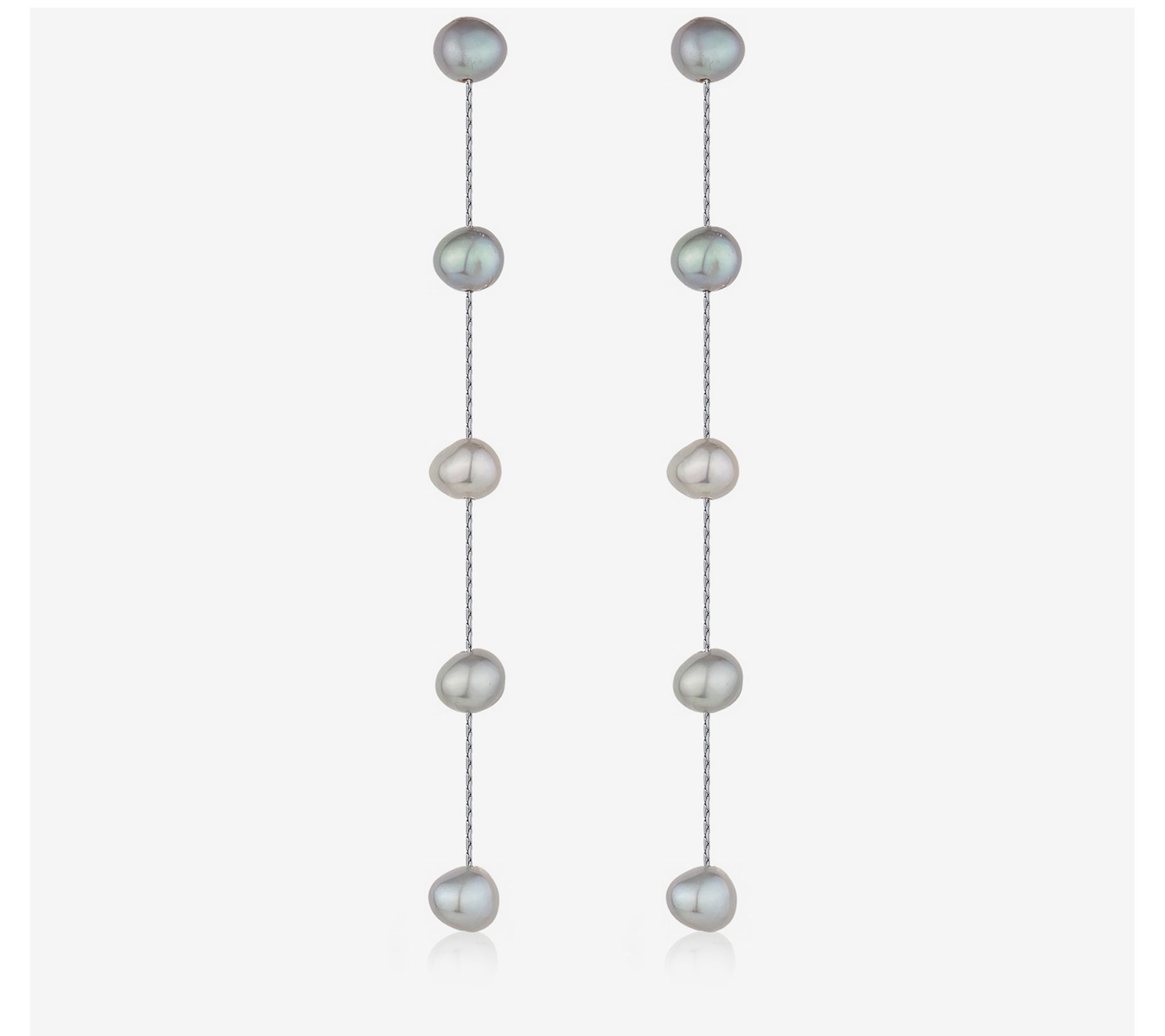 Ettika Dripping Cultured Pearl Drop Earrings