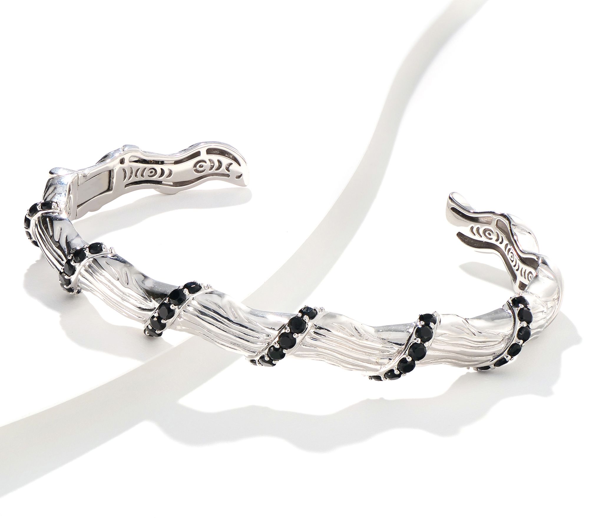 "As Is" Christian James Wrapped Sterl Gemstone Wrapped Cuff
