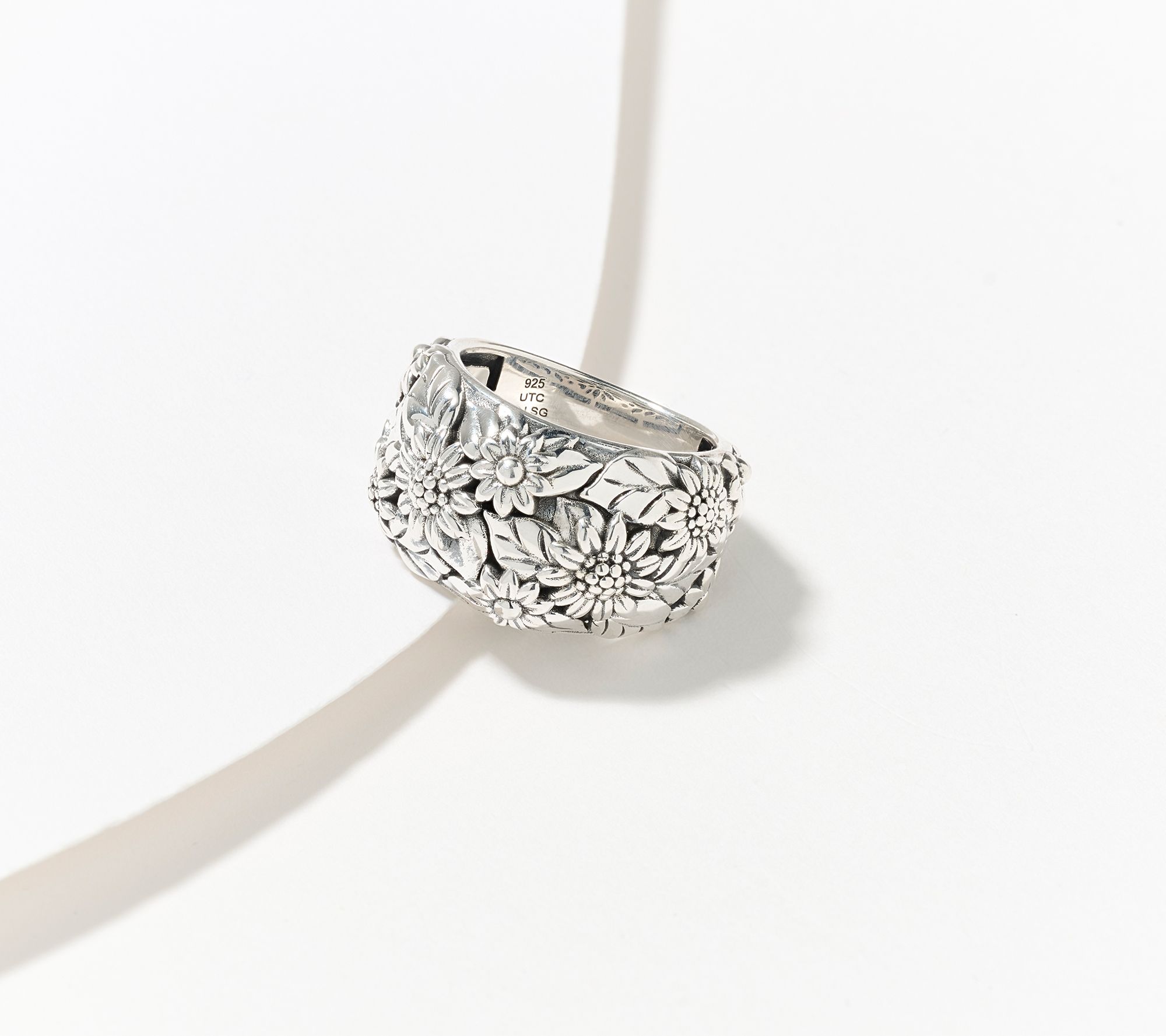 Christian James by Scott Grimes Sterling Silver Bolg Legacy Flower Ring