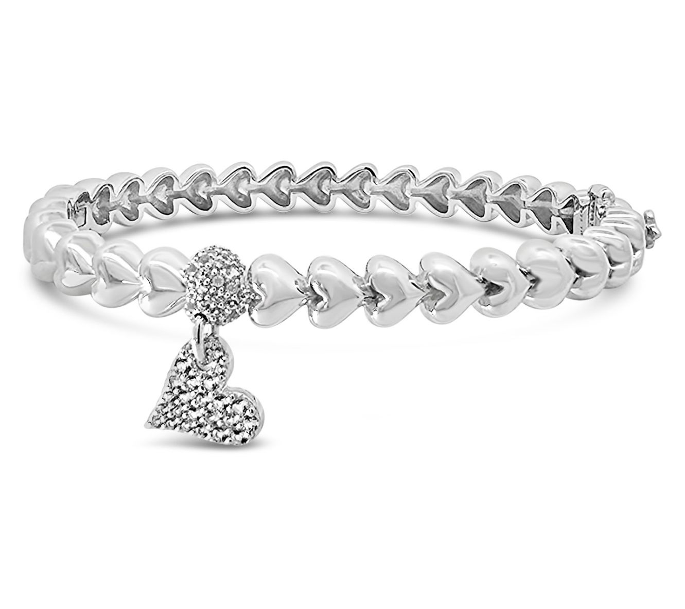 Margo Manhattan Sterling White Topaz Rendez VouBangle