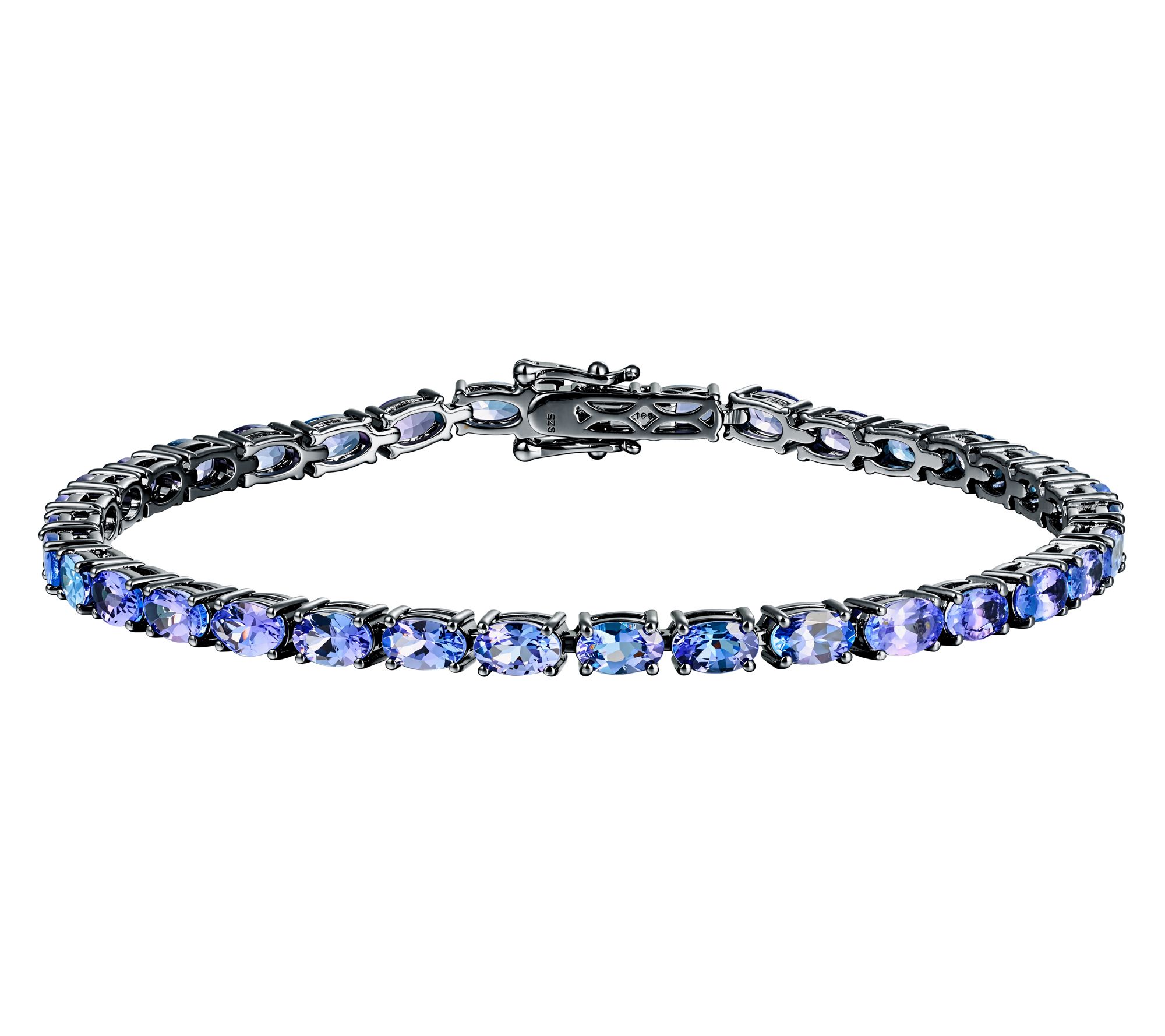 JEN by Jennifer Miller Oval Gemstone Tennis Bracelet, Sterling