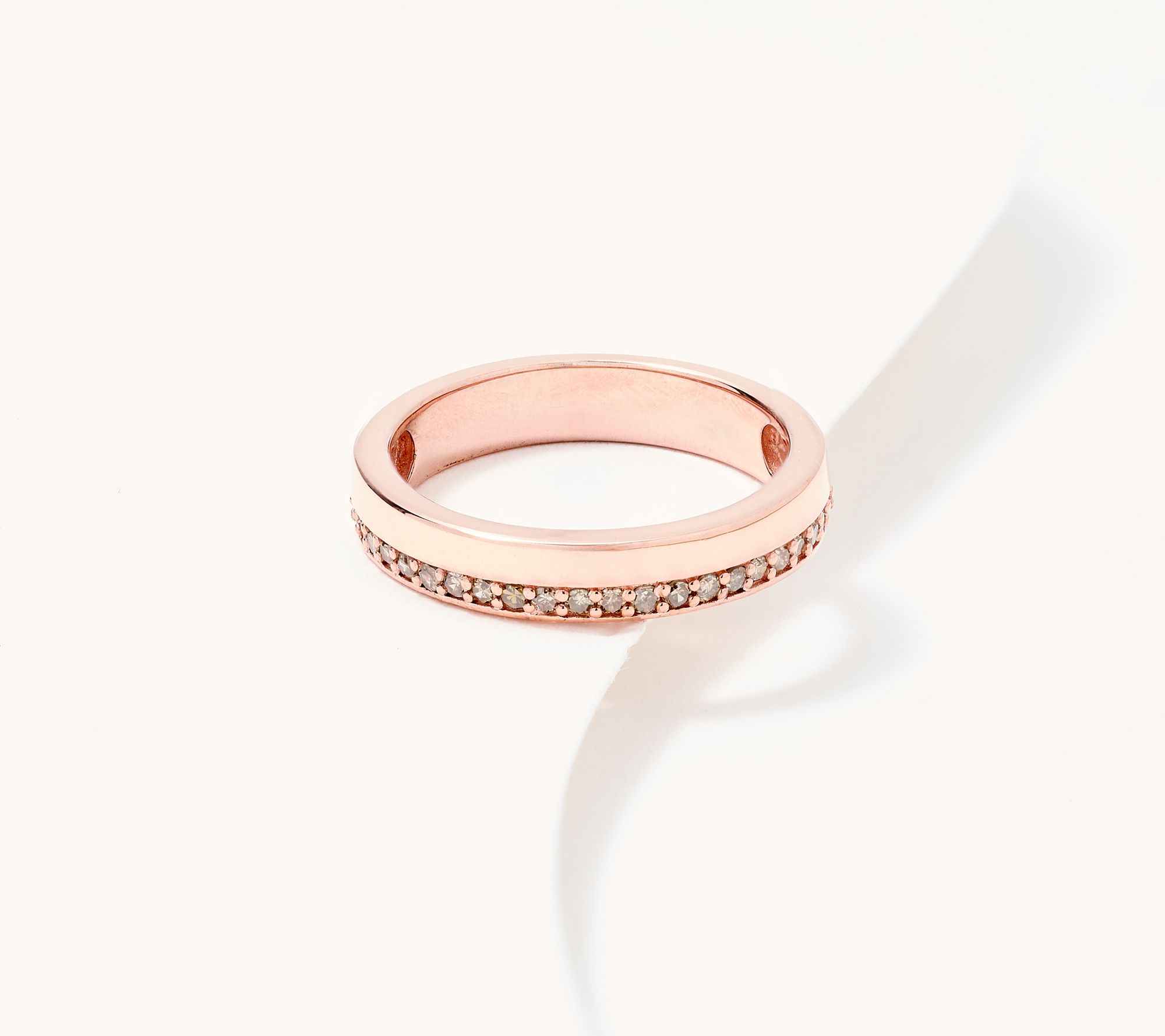 Accents by Affinity Diamonds 0.17 cttw Accented Band Ring, Ster