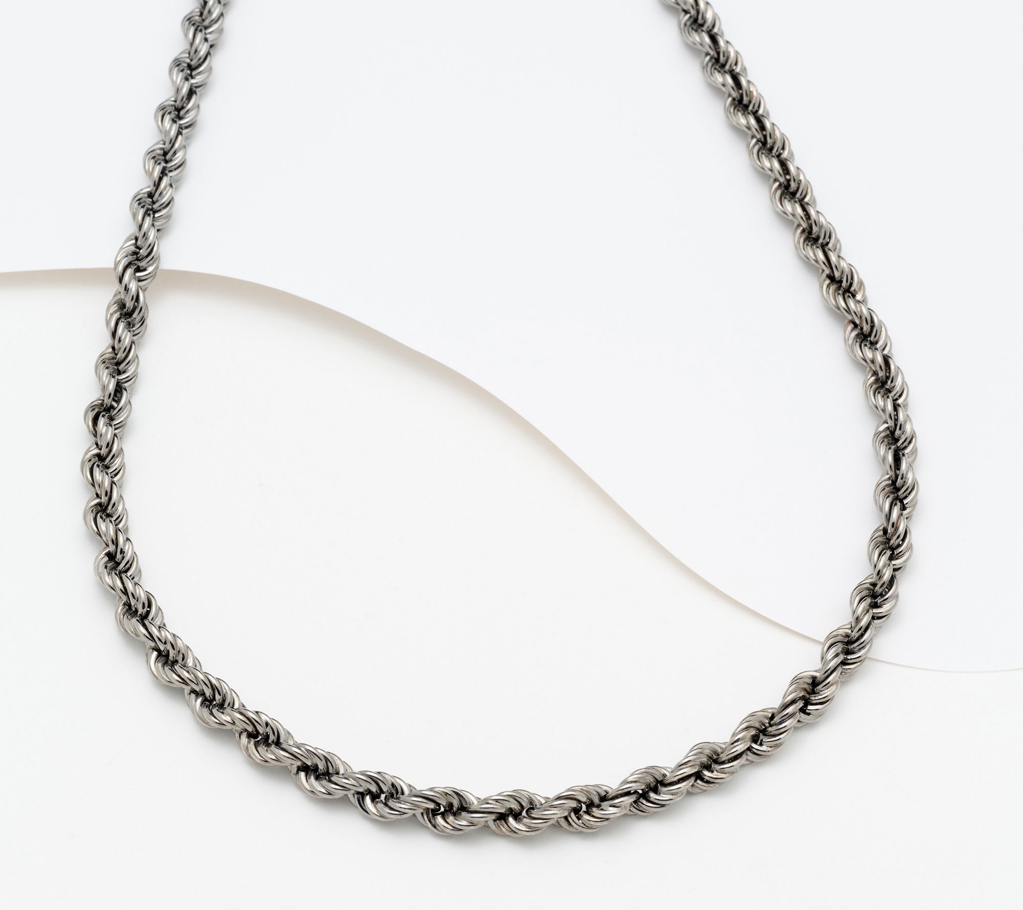 "As Is" David Markstein Bronze Premium 20" Rope Necklace