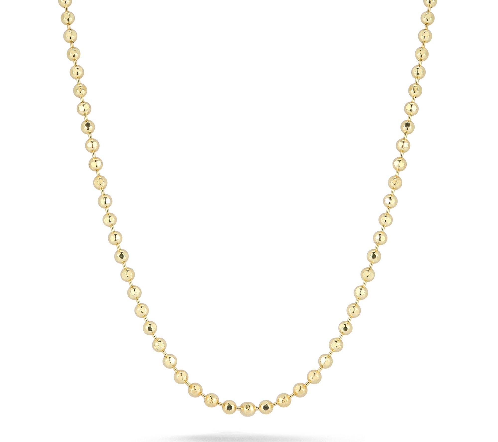 Italian Silver 18" Ball Chain Necklace, Sterling