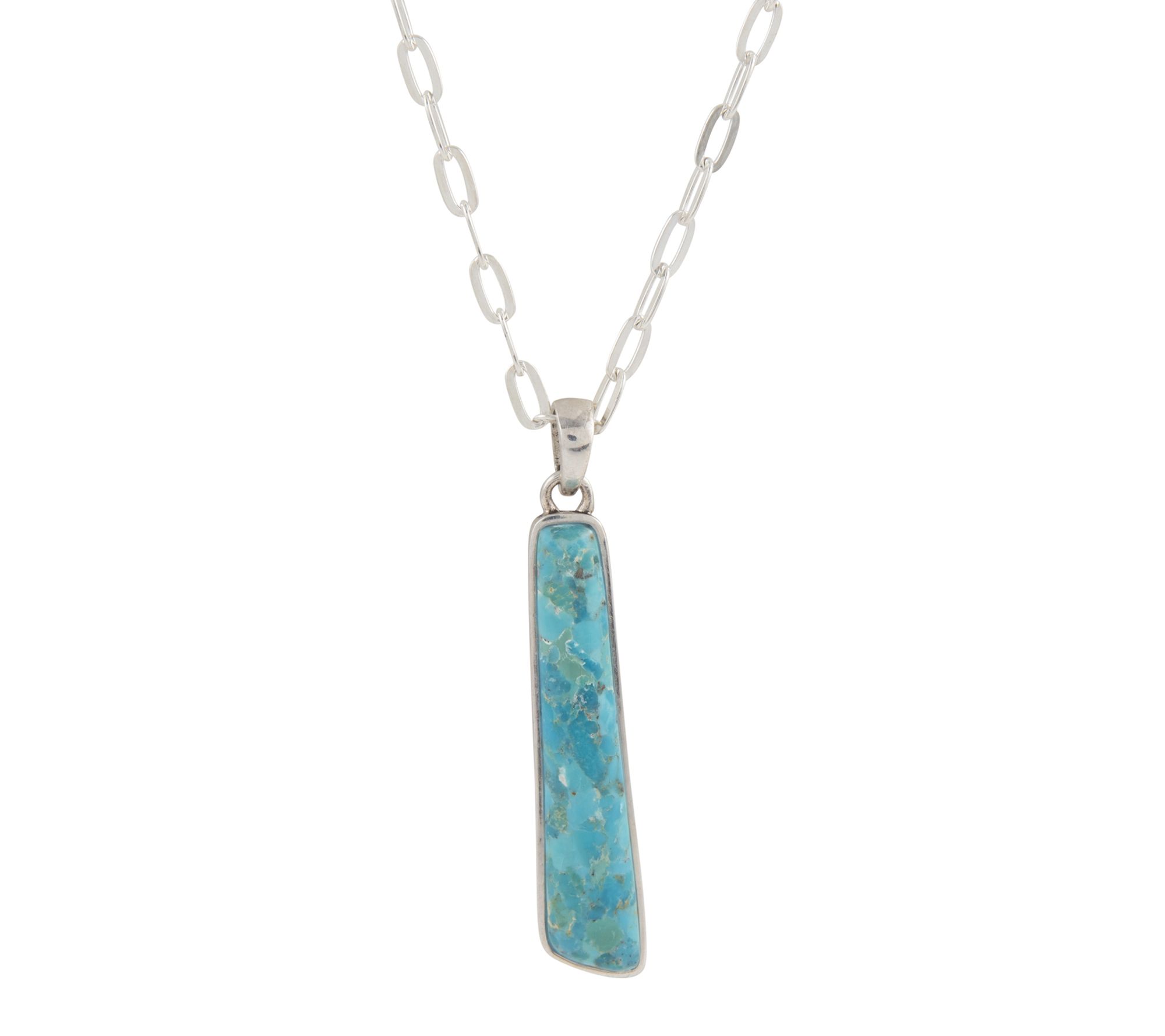 Barse Artisan Crafted Long Pueblo Turquoise w/Chain