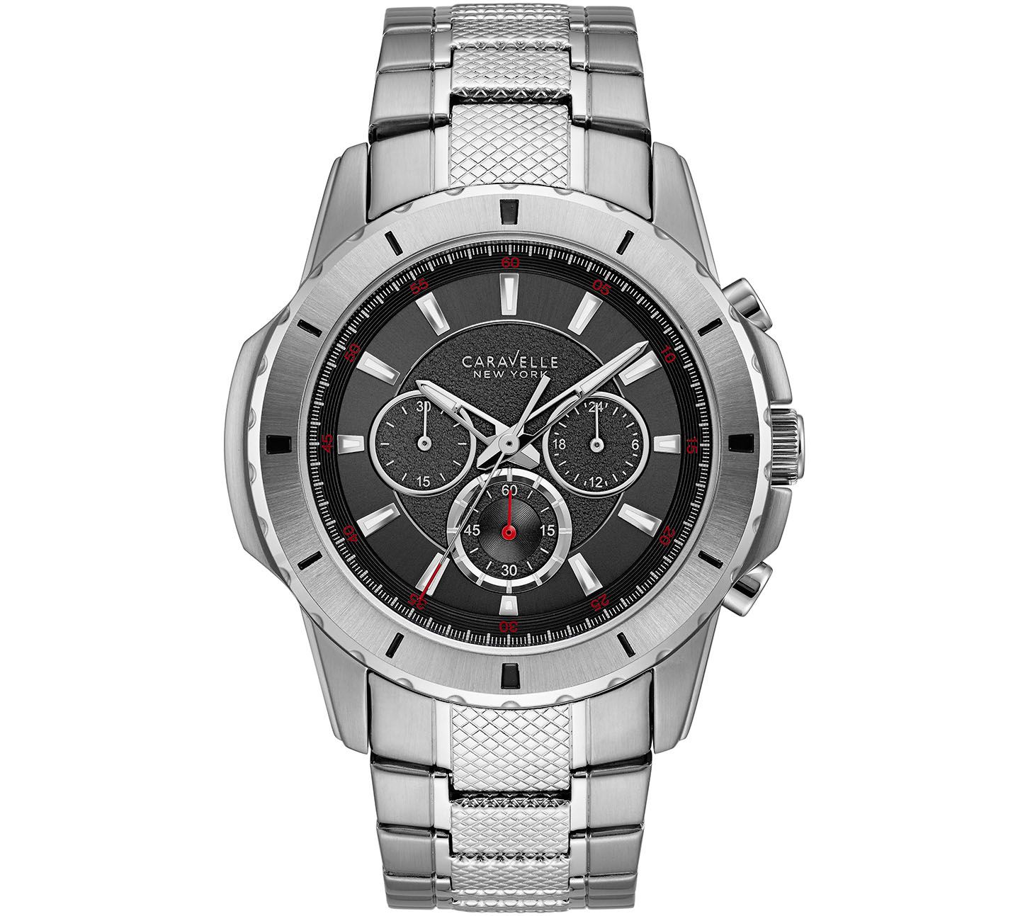Caravelle by Bulova Men's Stainless Chronograph Watch - QVC.com