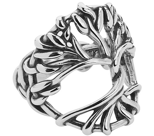 American West Sterling Tree of Life Ring