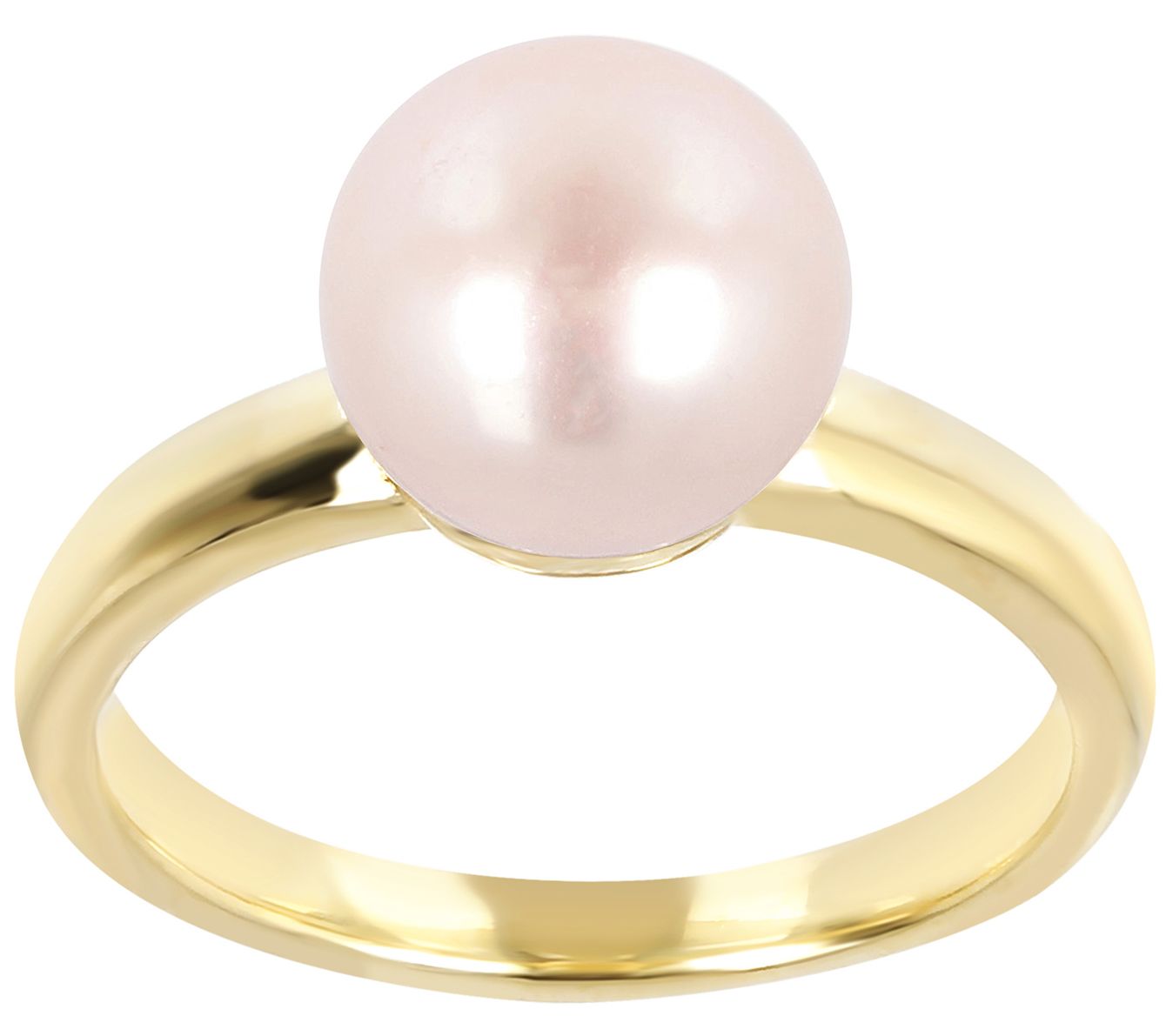 Honora Blush Cultured Pearl Ring, Sterling Silv er