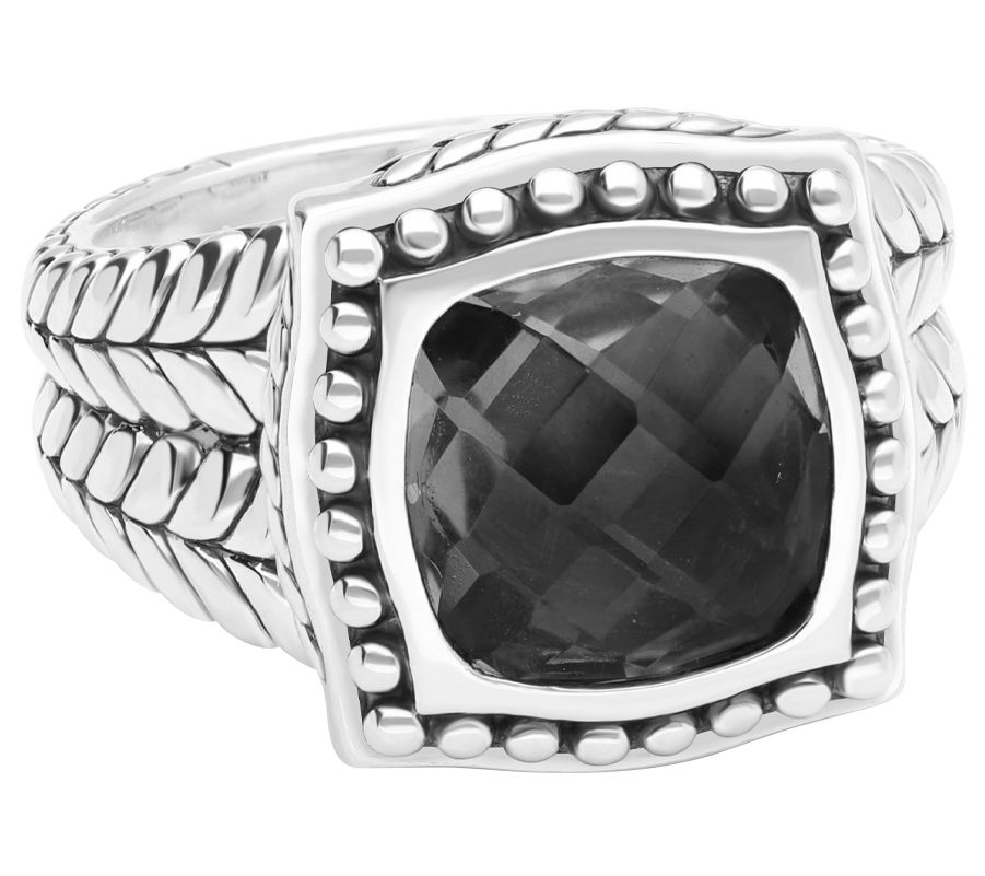 Qvc black onyx on sale rings