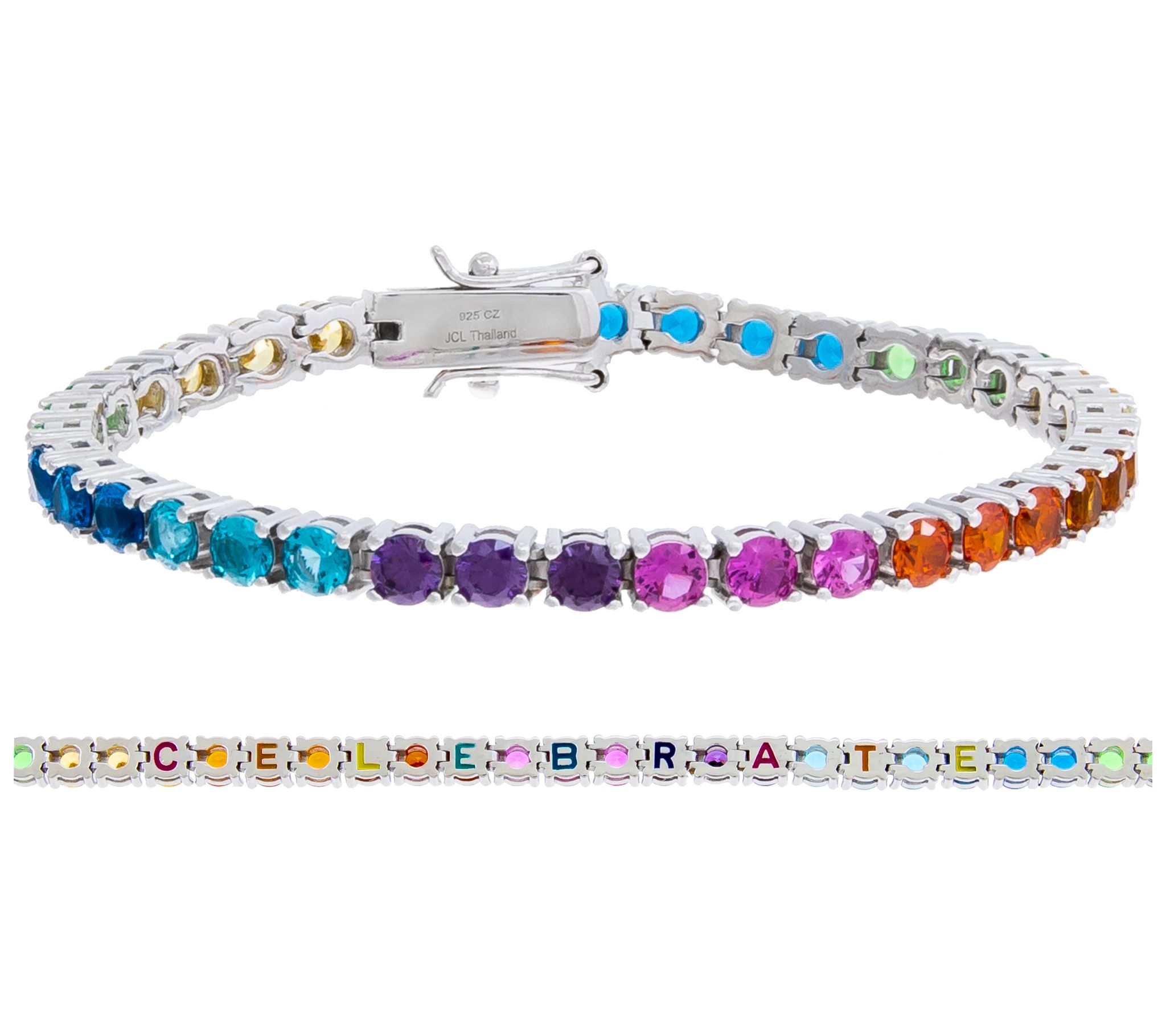 Sterling Enamel 2024 Bracelet Multicolored