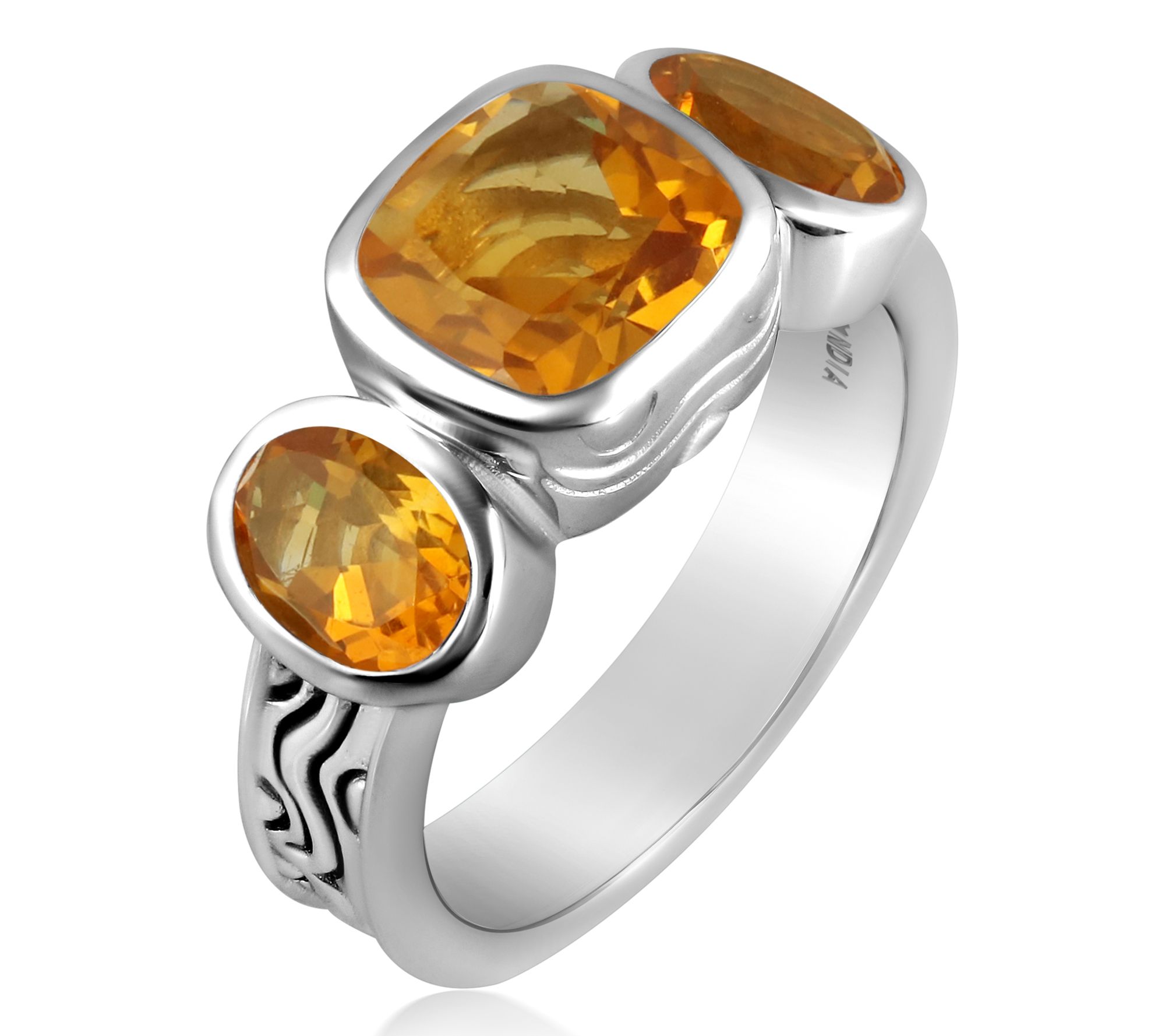 Christian James by Scott Grimes Sterling Gemstone Ring