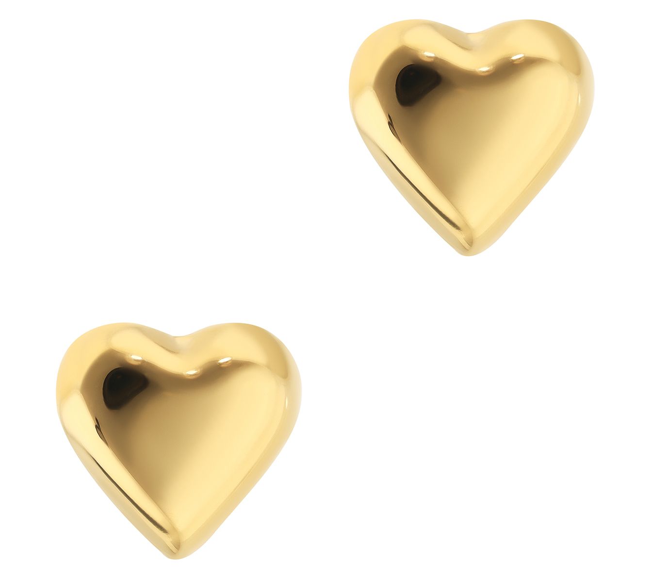Steel By Design Heart Stud Earrings