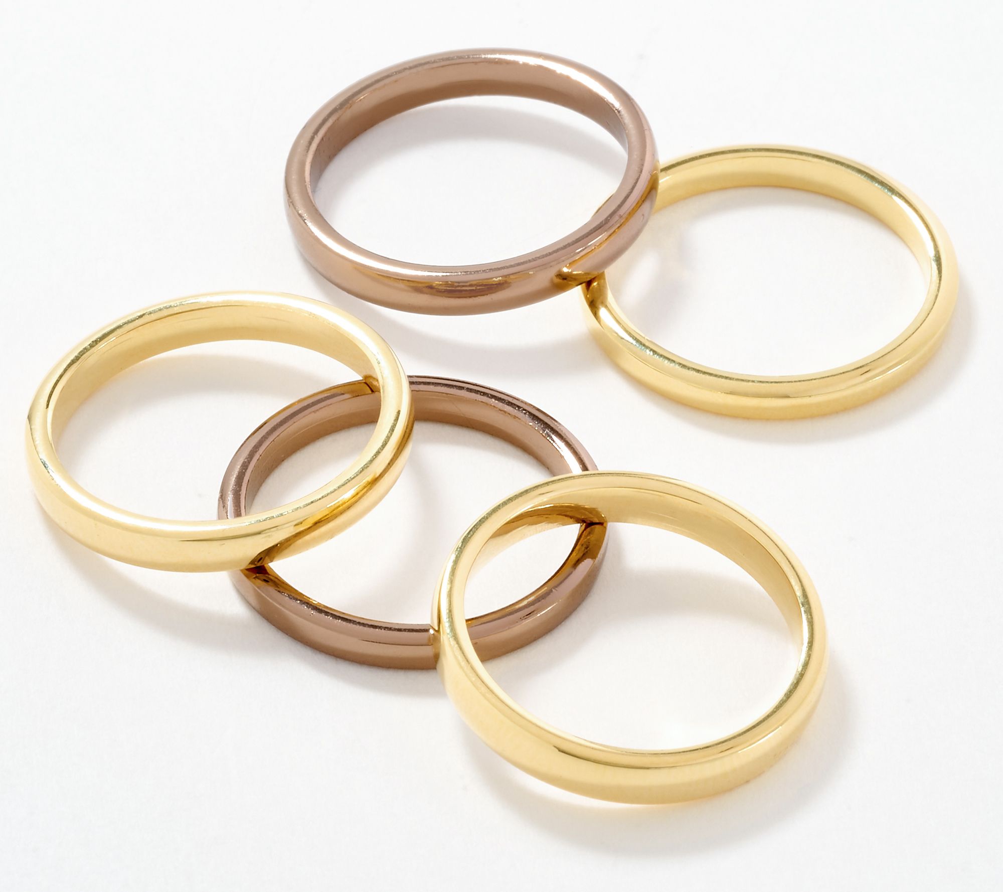 David Markstein Bronze Premiere Set of 5 Stacking Rings