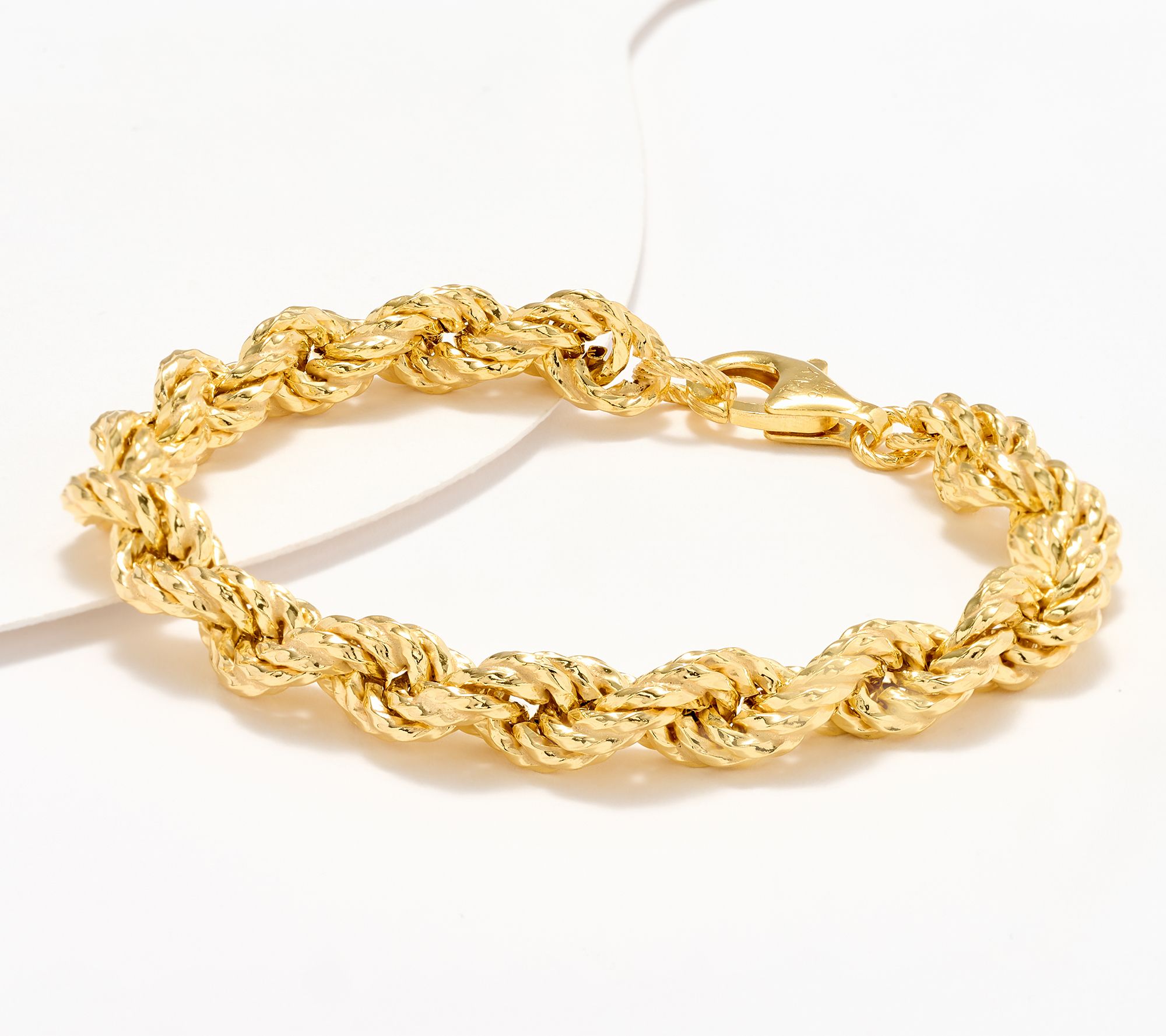 "As Is" UltraFine 950 Silver Brilliant Rope Bracelet