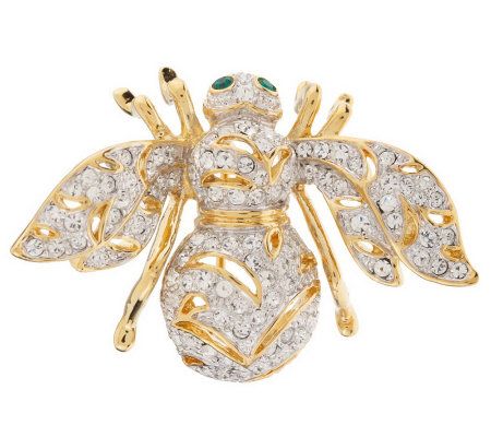 Joan Rivers Limited Edition Clearly Dazzling Bee Pin - Page 1 — QVC.com