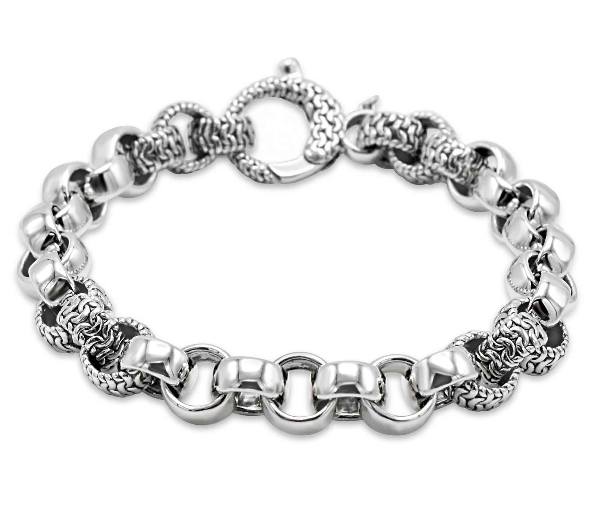 Tiffany Kay Studio Sterling Silver Link Bracelet - QVC.com