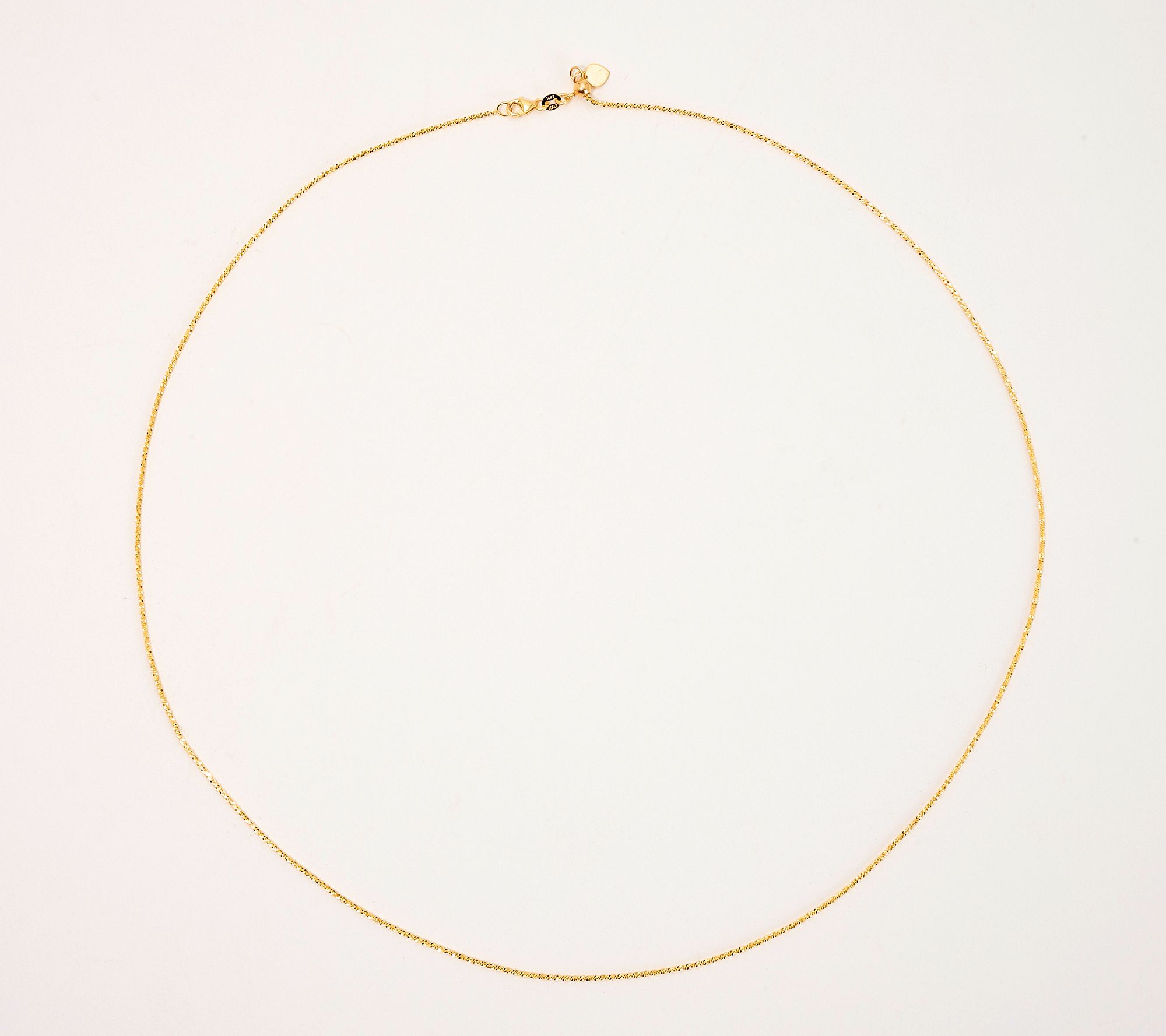 David Markstein 14K Gold Adjustable 24" Margherita Necklace
