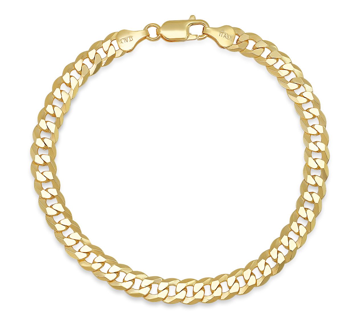 Silver Style Curb Link Bracelet, Sterling