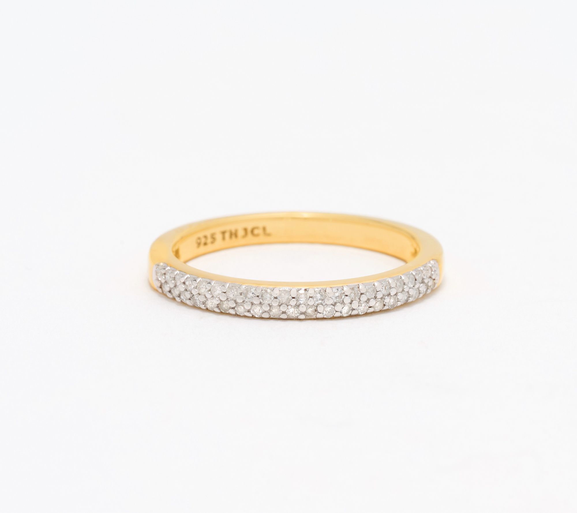 Accents by Affinity 0.20 cttw White Pave Ring, Sterling