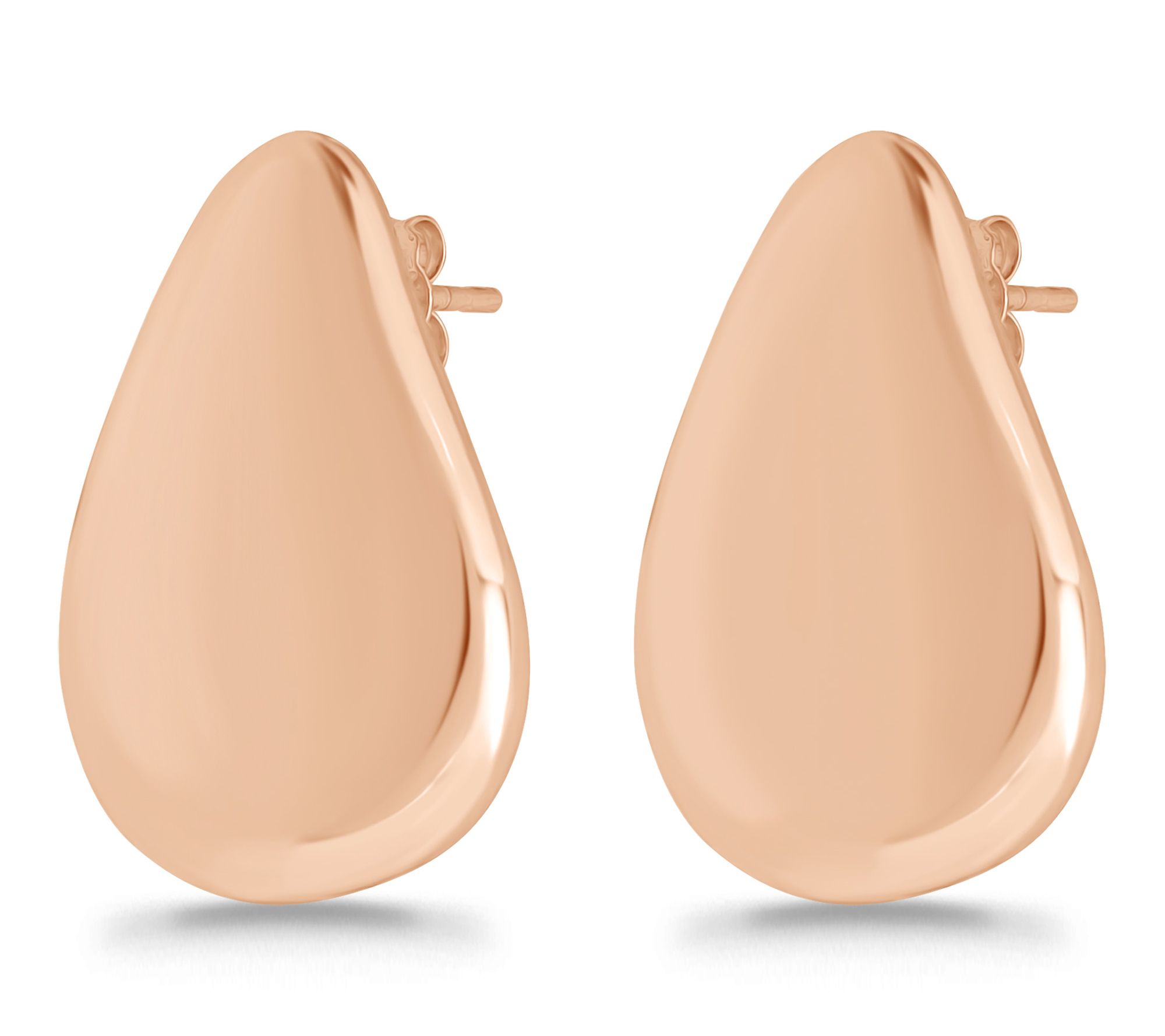 Or Paz Sterling Silver Teardrop Polished Stud Earrings