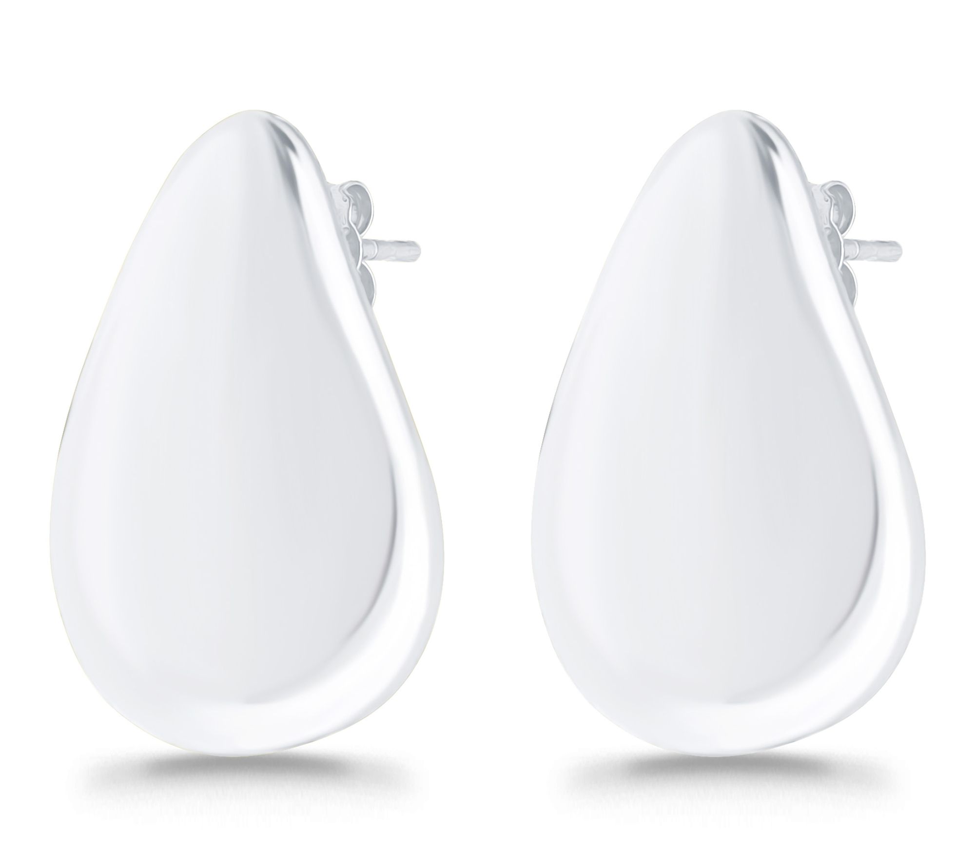 Or Paz Sterling Silver Teardrop Polished Stud Earrings