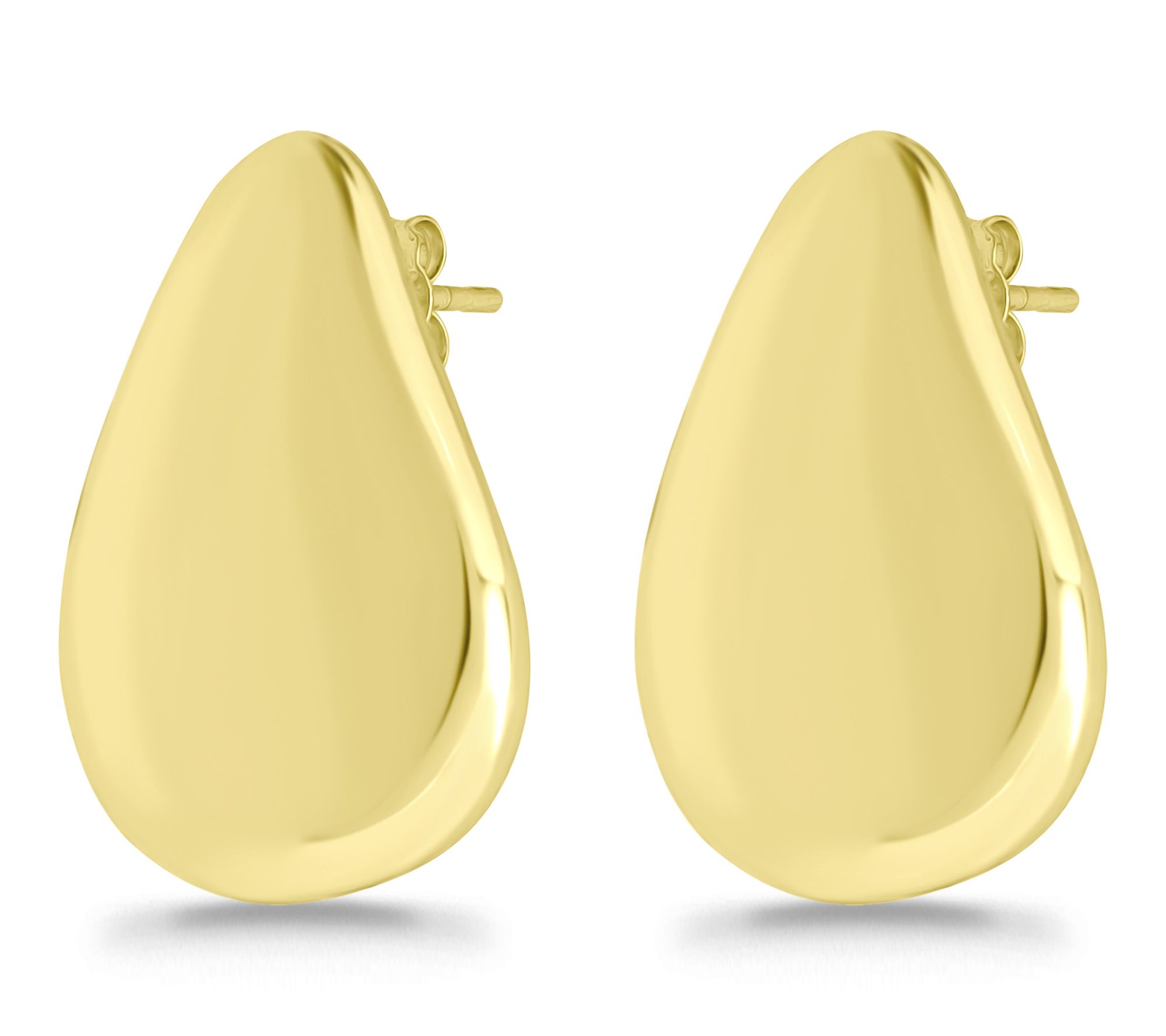 Or Paz Sterling Silver Teardrop Polished Stud Earrings