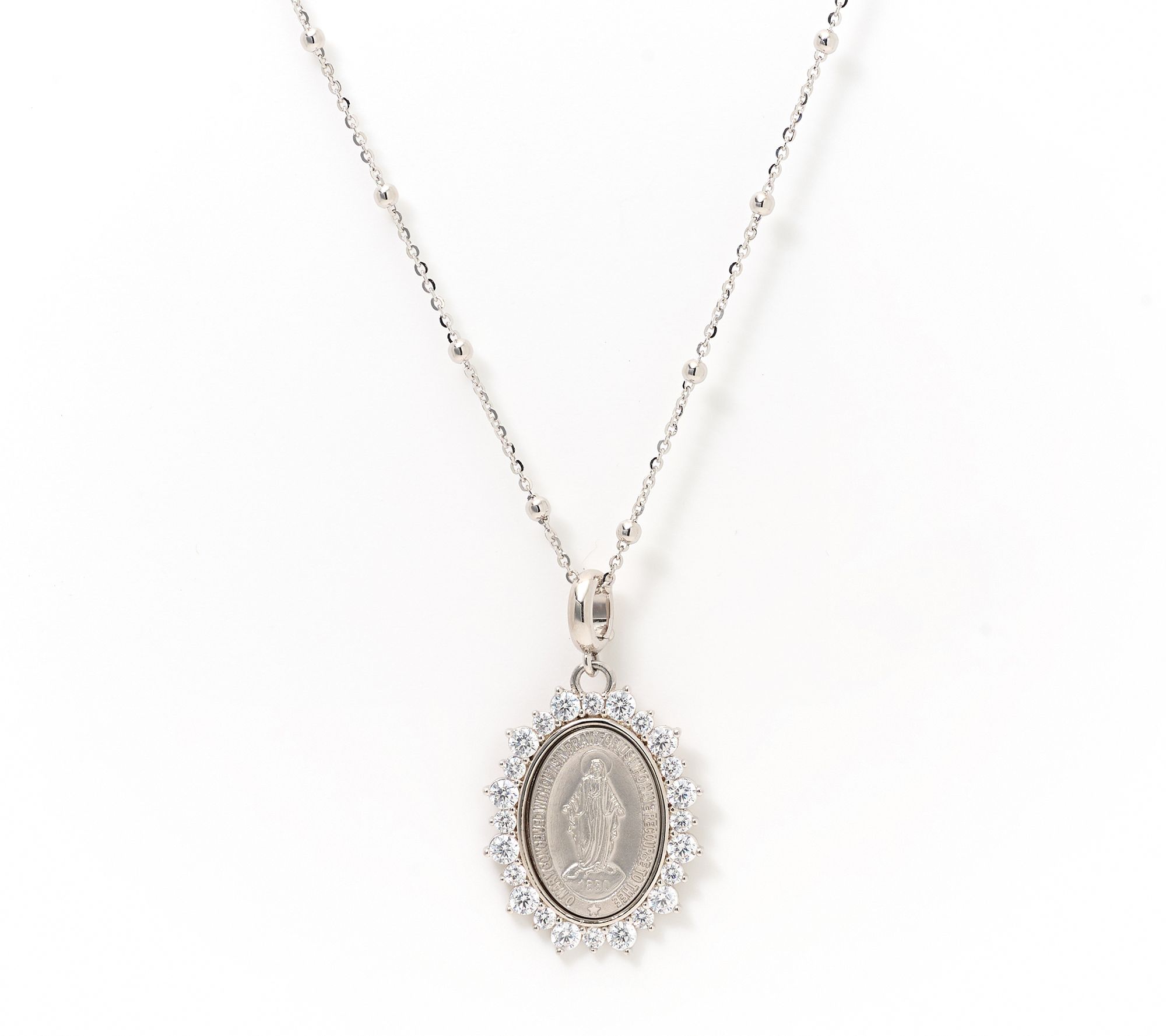 Diamonique Italia Bronze Religious Pendant