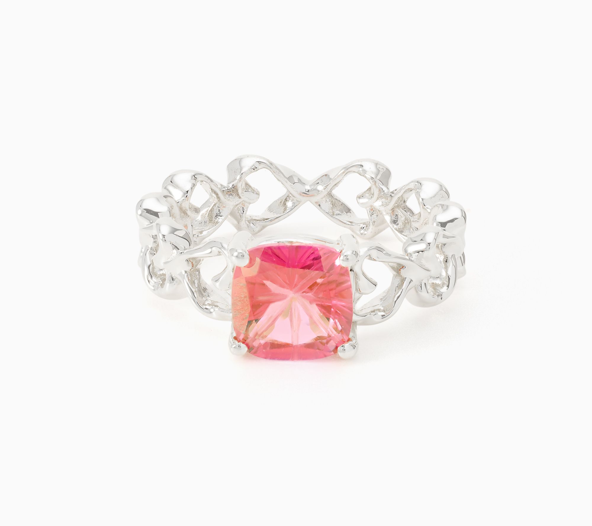Christian James by Scott Grimes Sterling Silver Gemstone Heart Band Ring