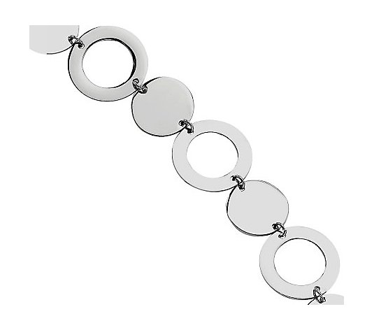 Stainless Steel 7-1/2" Polished Circle Bracelet