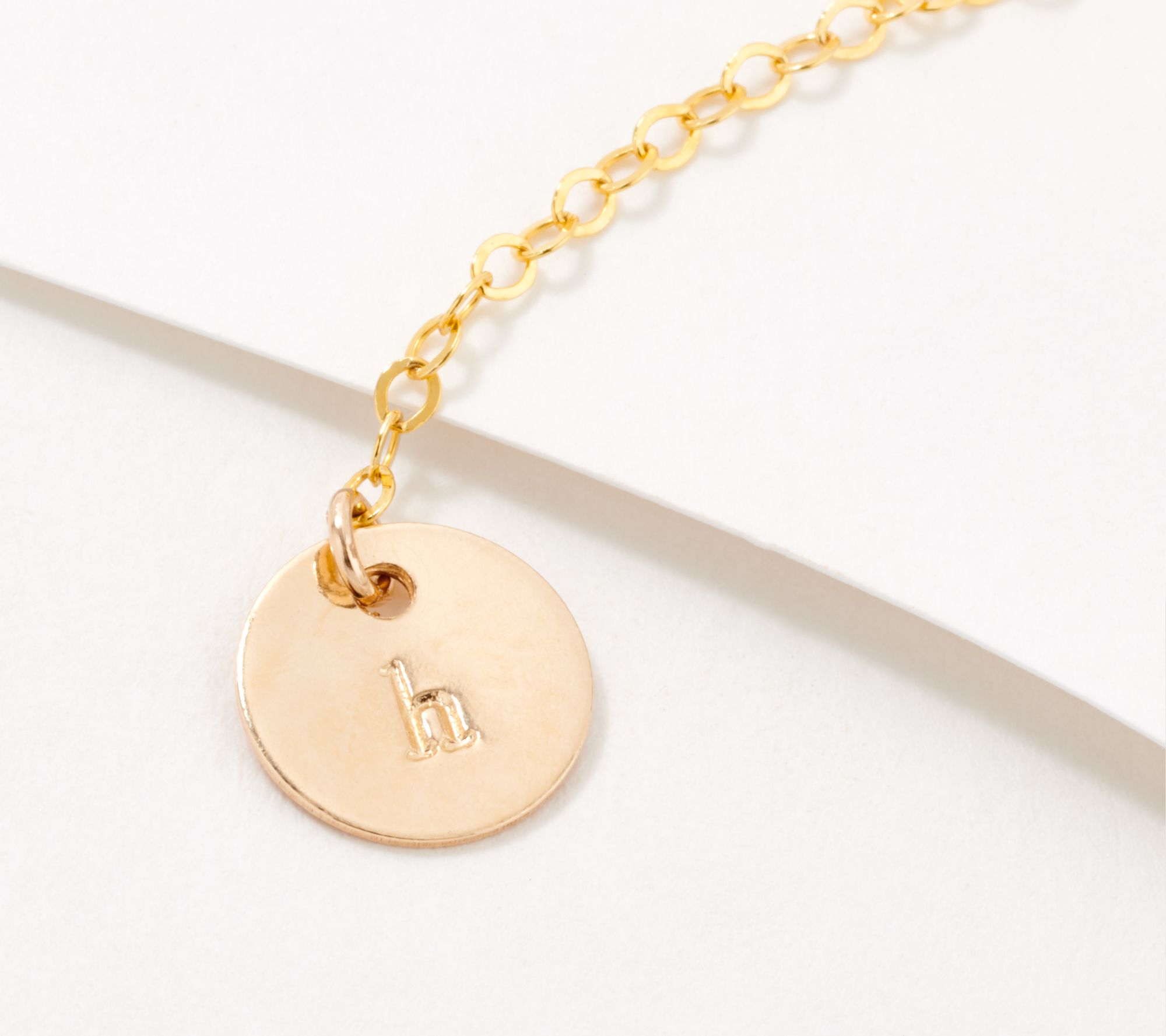 Taudrey Take The Plunge Initial Necklace