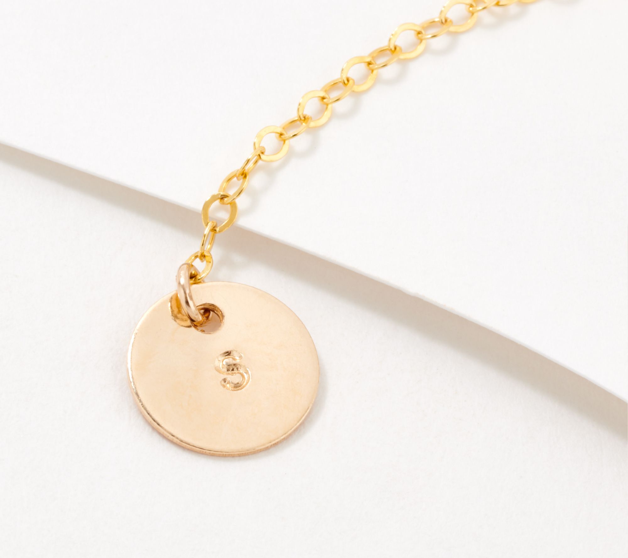 Taudrey Take The Plunge Initial Necklace