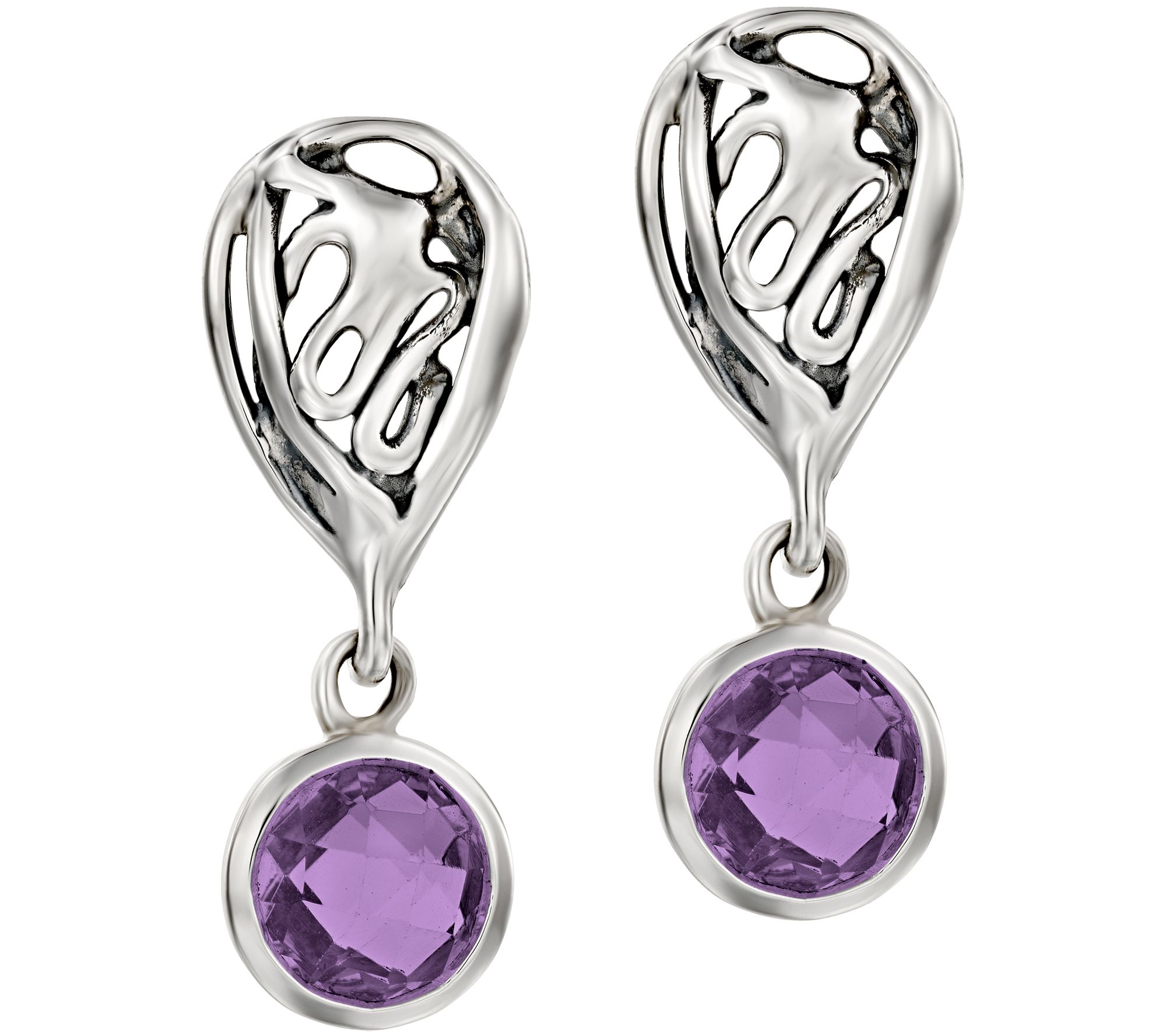 Hagit Sterling Gemstone Earrings