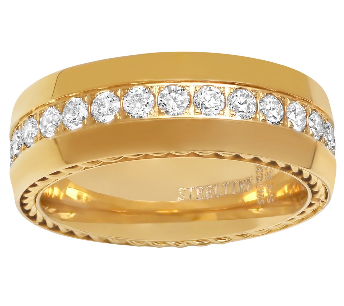 Qvc mens wedding on sale bands