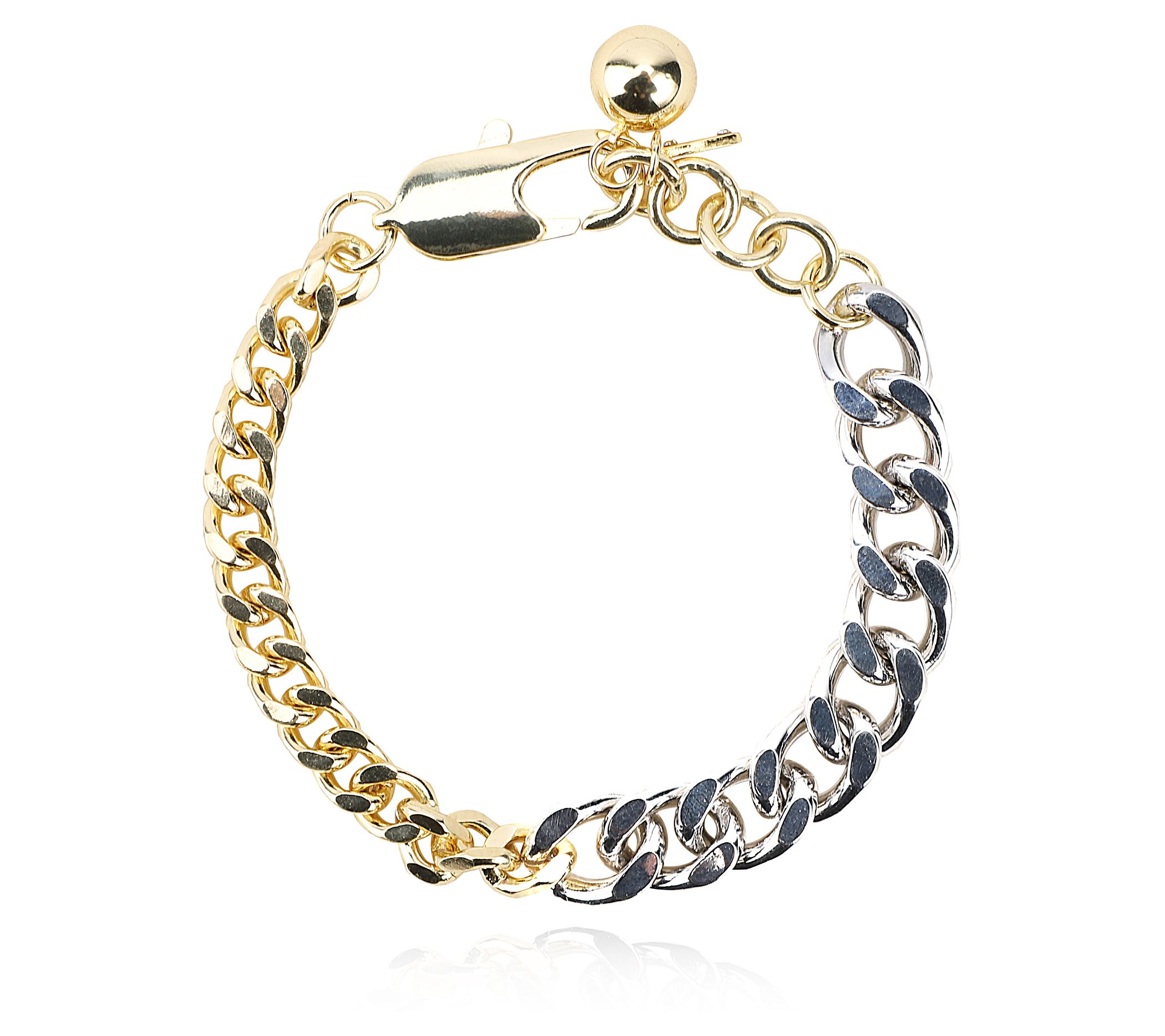 Vintage Havana Olivia Two-Tone Curb Link Bracelet